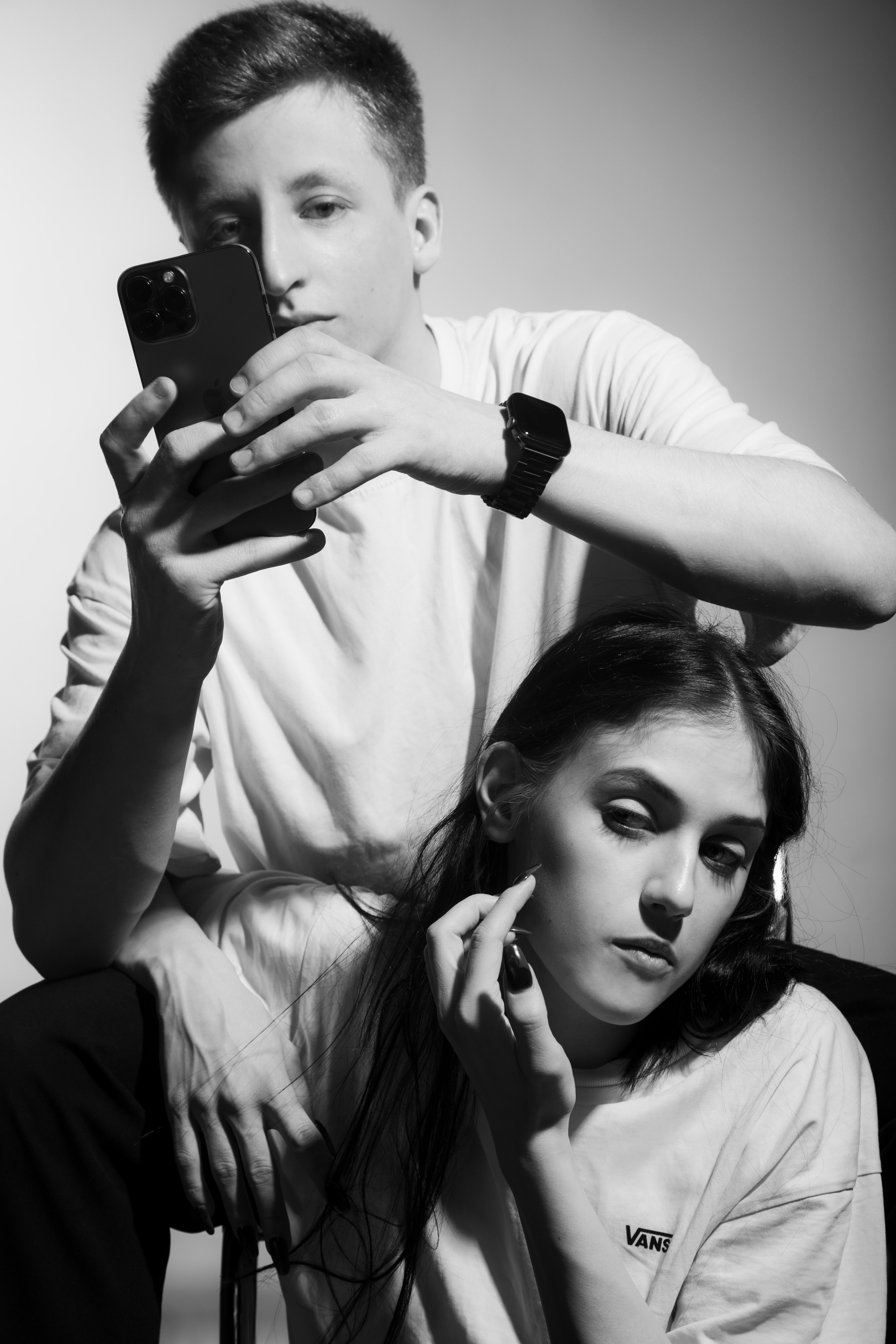 Лиза и Тема. Сандра Ковалева | ЧБ фотограф