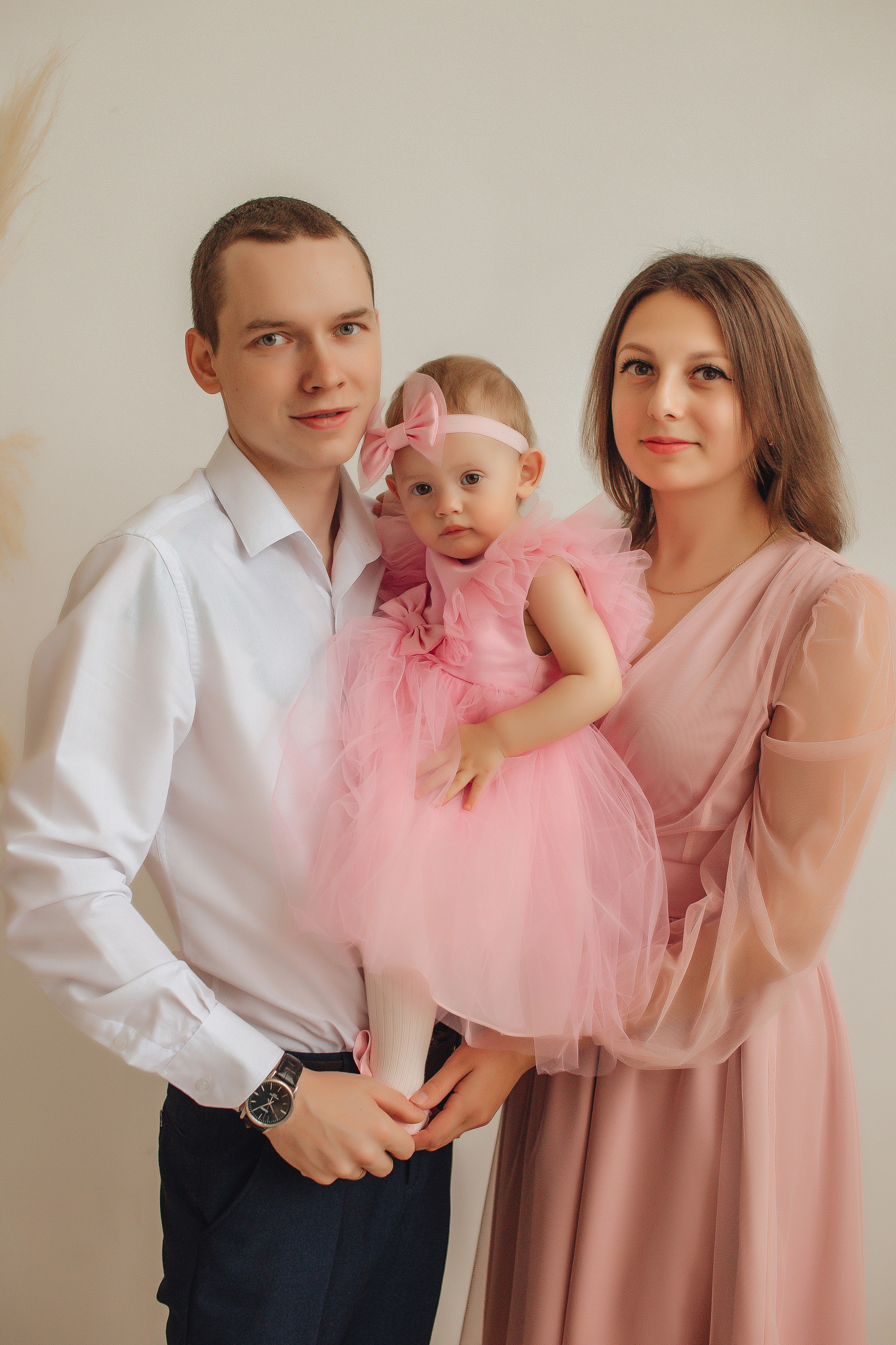 Алина + Коля + Алиса. Студия. Свадебный и семейный фотограф Пушкин Царское Село СПБ Питер Санкт-Петербург и Рязань Ольга Козлова