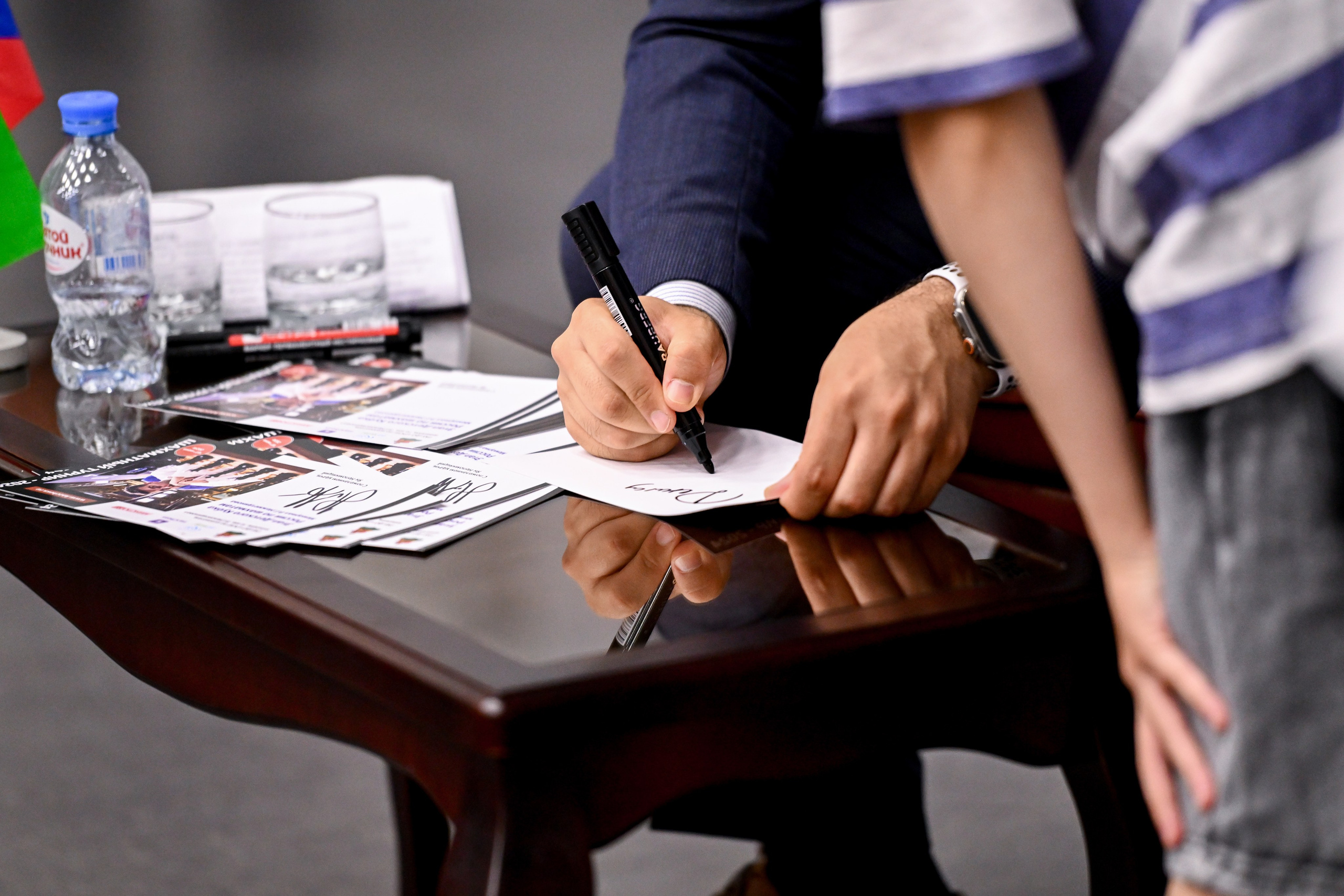 Ян Непомнящий, пресс-подход. Спортивный и репортажный фотограф в Казани Вячеслав Сатонин