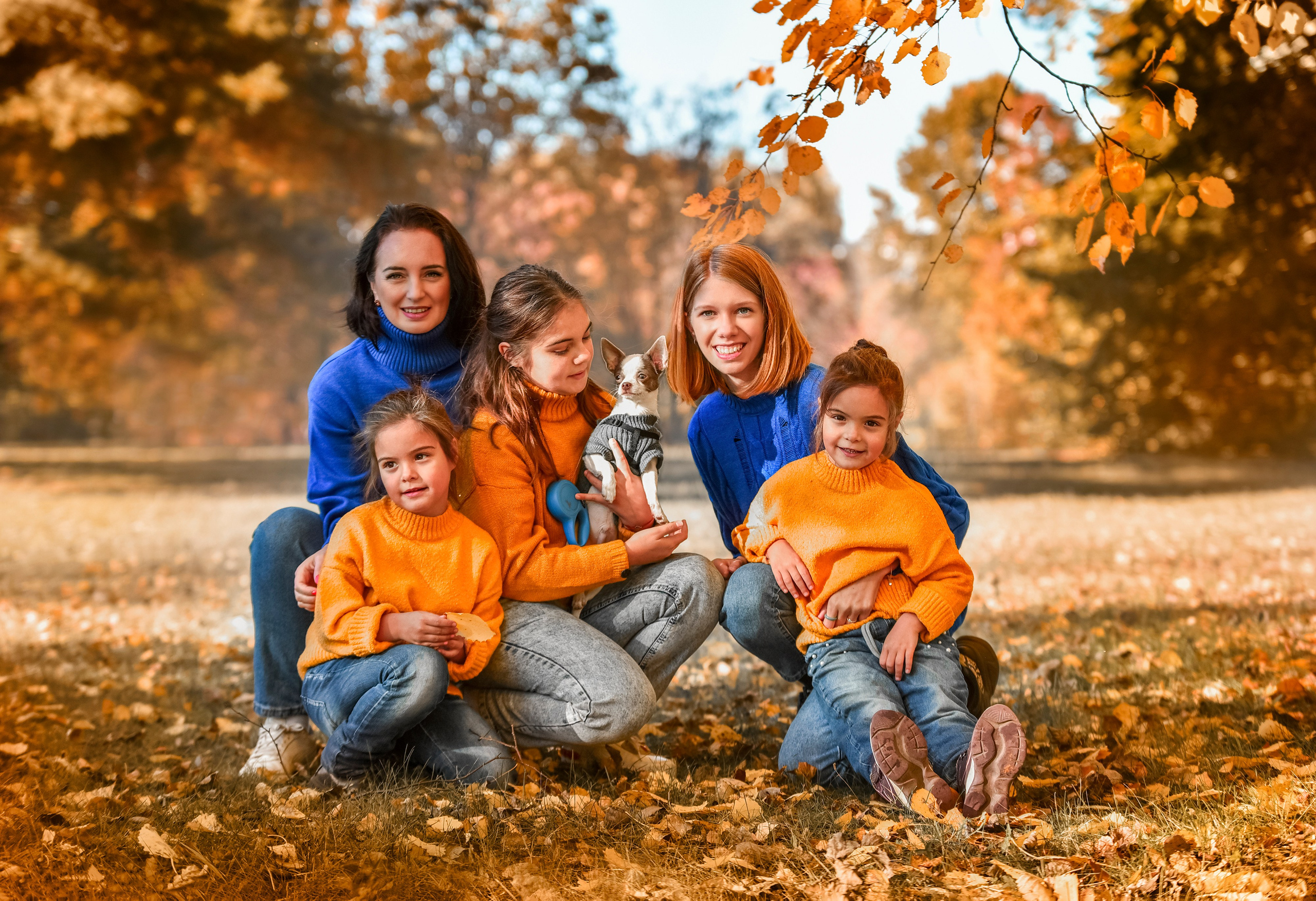 Семейная фотосессия, фотопрогулка, съемка в парке