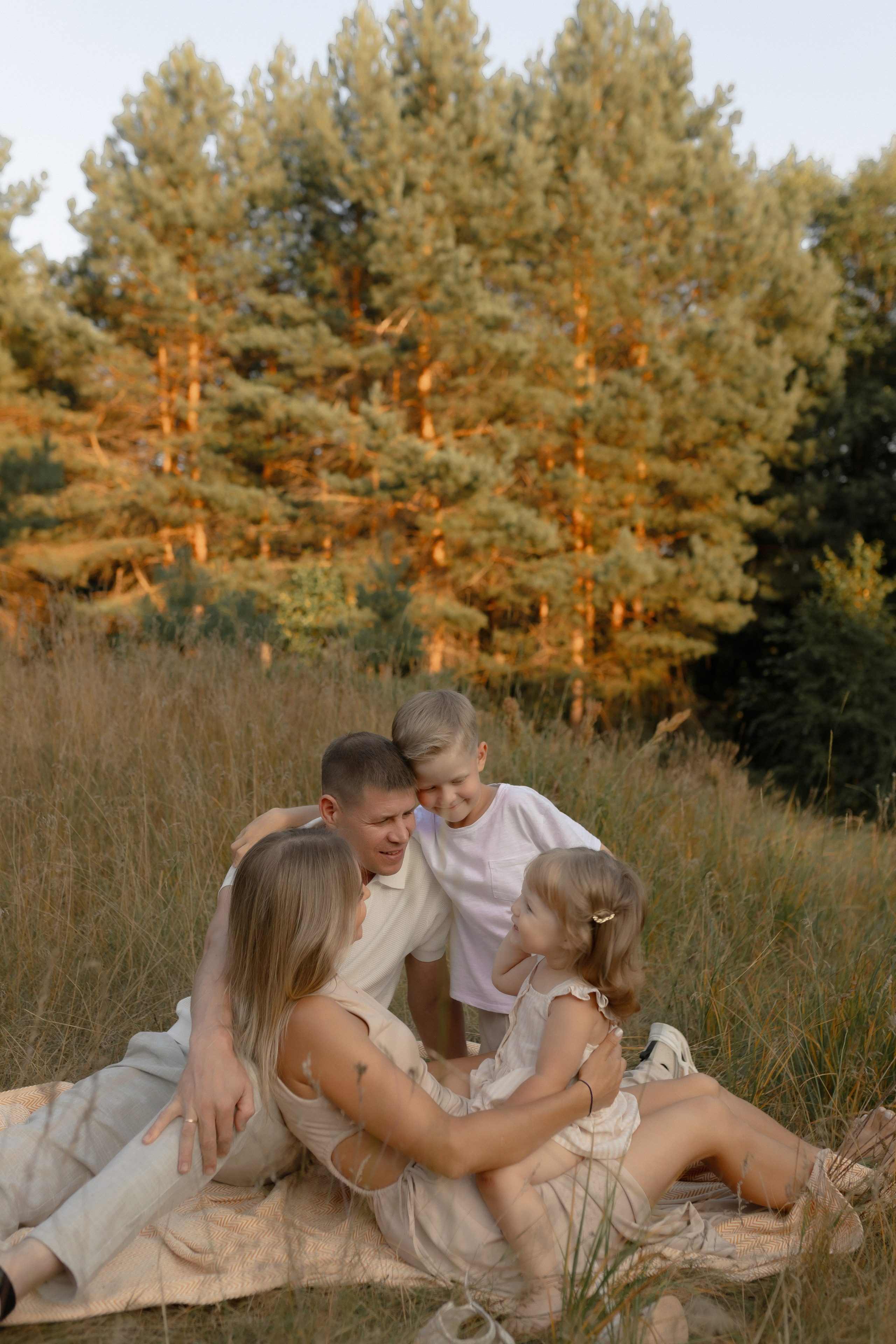 Алексей, Мария, Ваня и Варя. Фотограф Татьяна Семенова