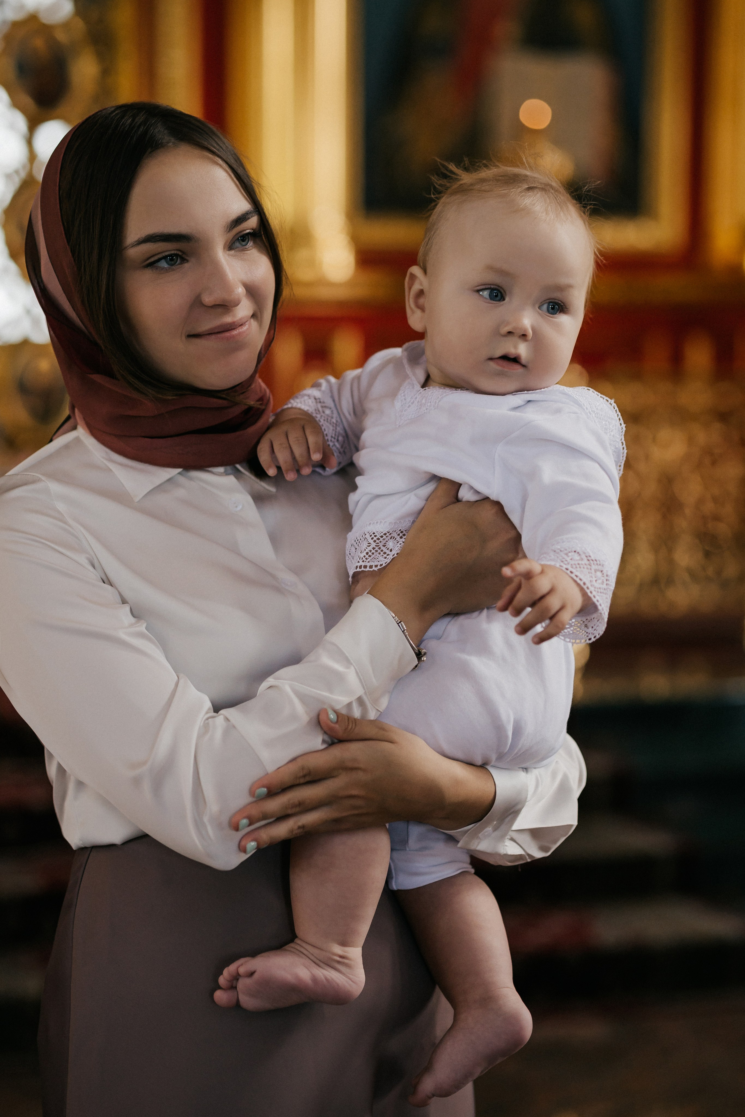 Крещение в Соборе в честь князя Георгия Всеволодовича. Фотограф Нижний Новгород