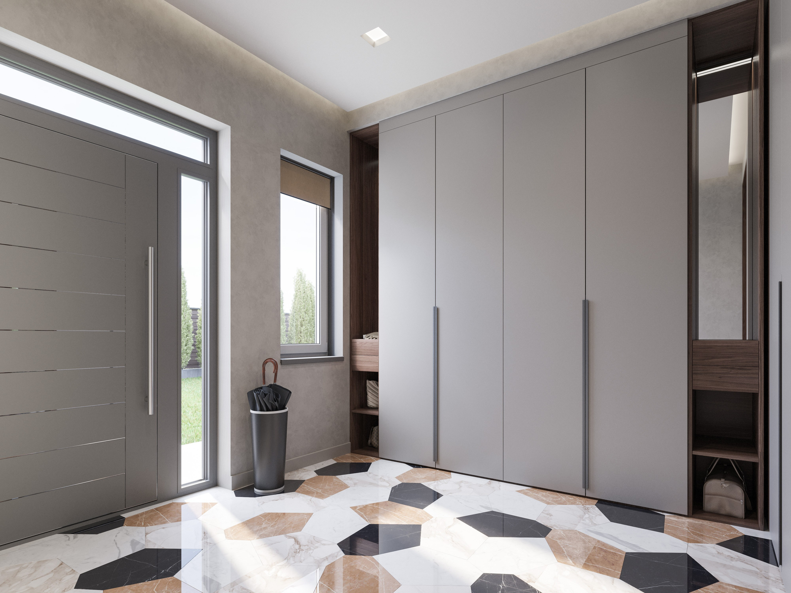 Проект Загородного Дома с 5 Детскими Комнатами | 3D Визуализация Современного Интерьера. Визуализатор интерьера в Москве | Брагин Кирилл