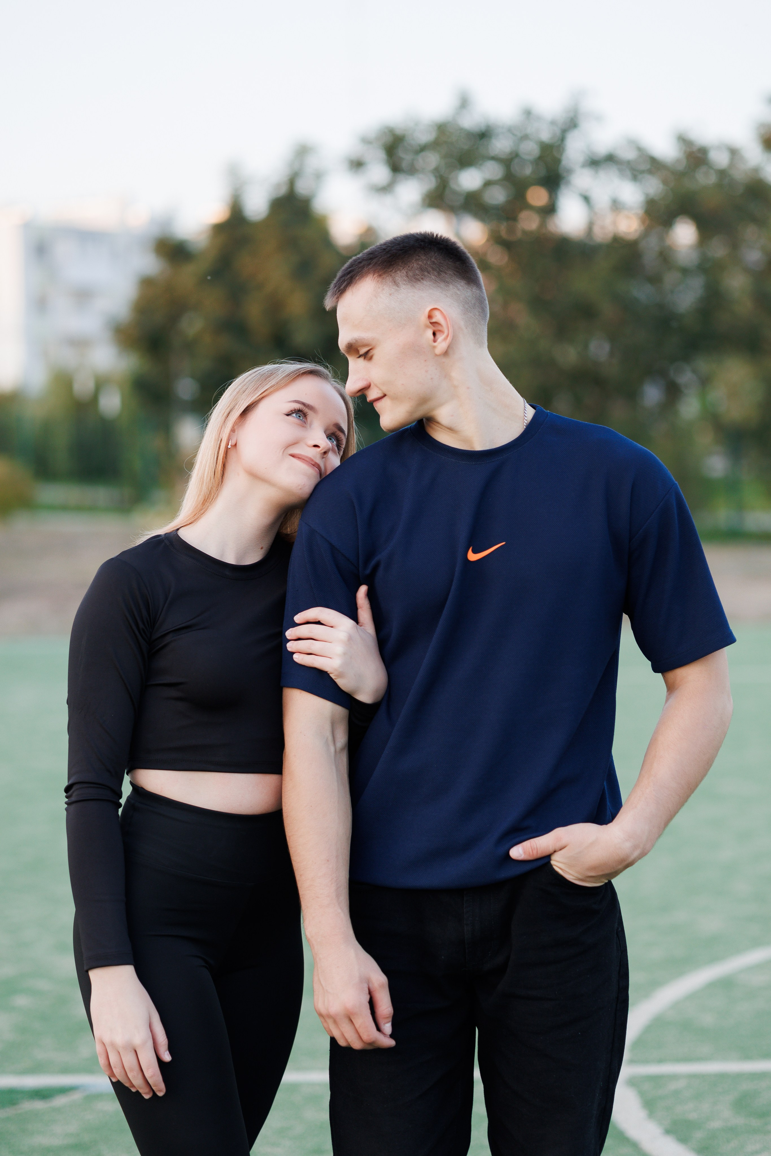 На спорт площадке (Настя+Игорь). Photograph Svetlana Volkova