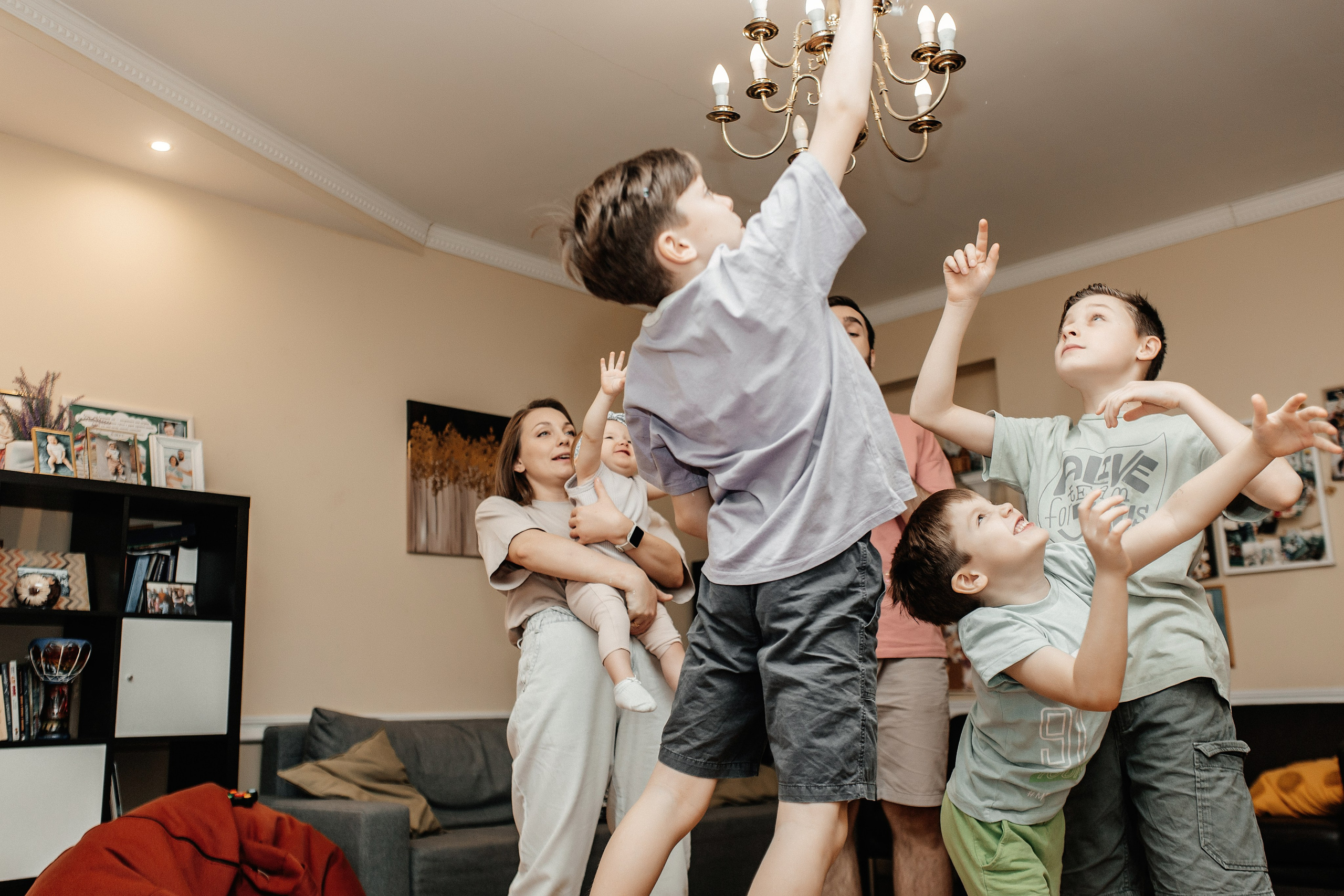 4 сыночка и лапочка дочка. Семейный фотограф в Новосибирске Екатерина Сафронова