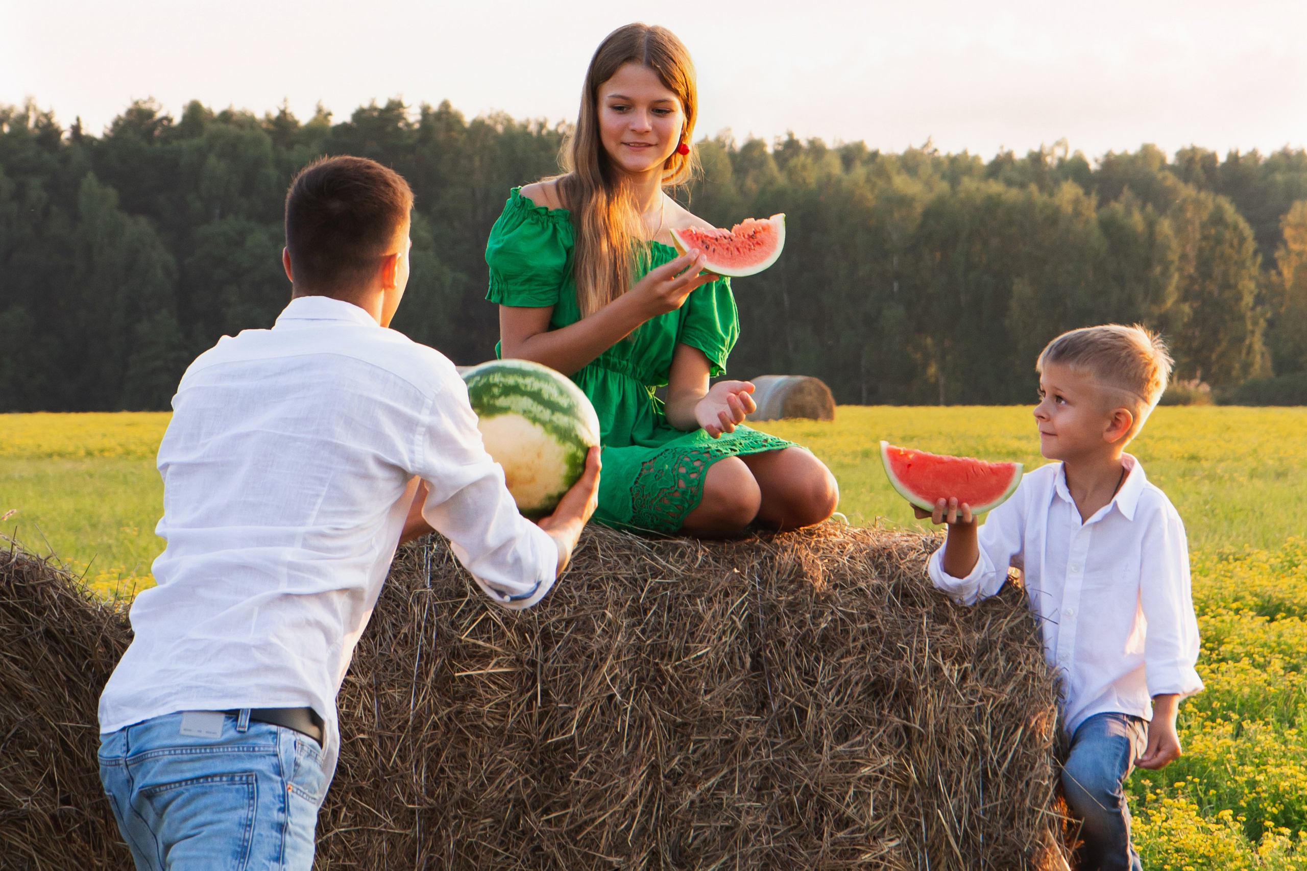 Арбузная история. Школьный и семейный фотограф г. Клин Елена Желнина