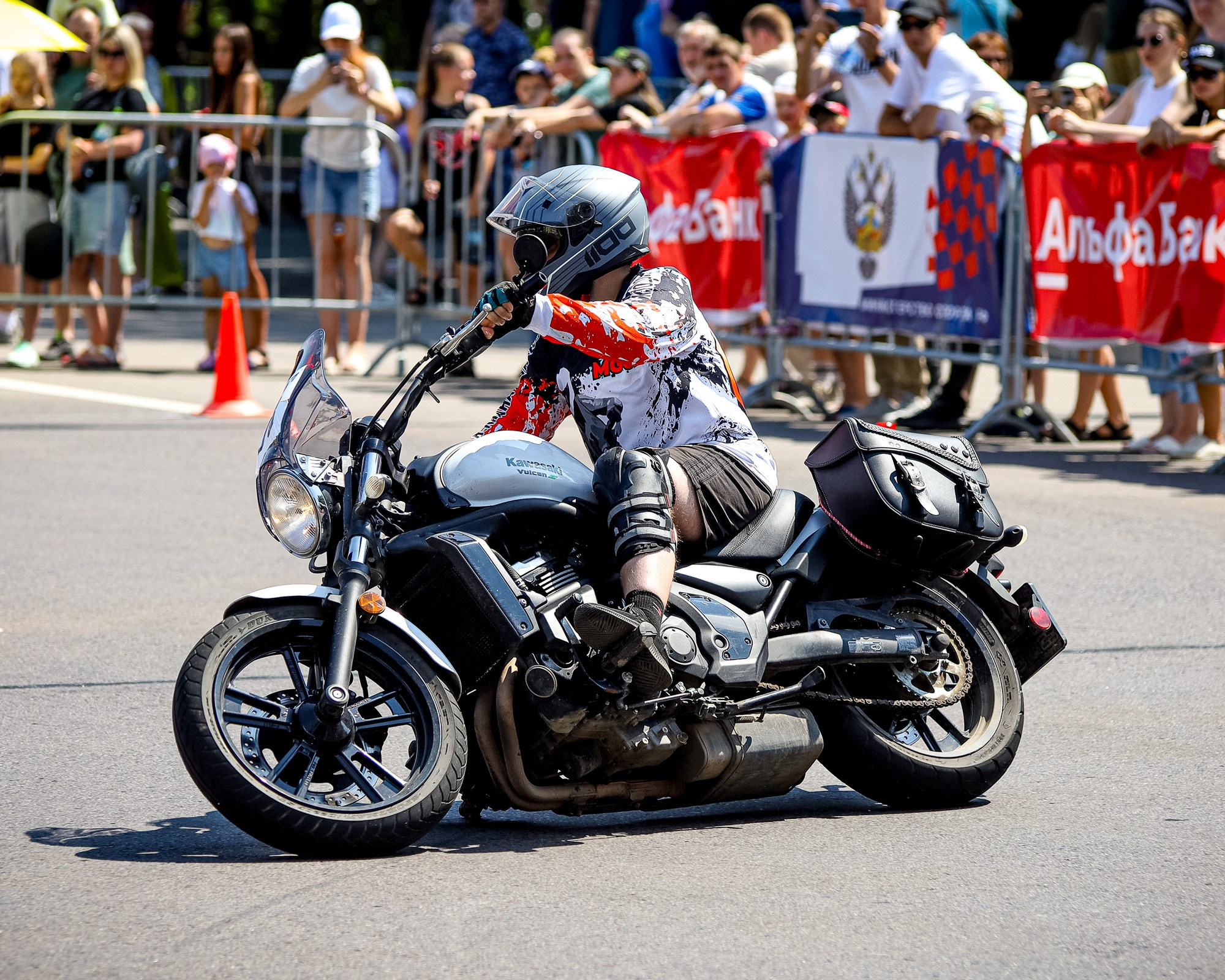 Кубок России по фигурному управлению мотоциклом. Спортивный фотограф Вадим Добедченков
