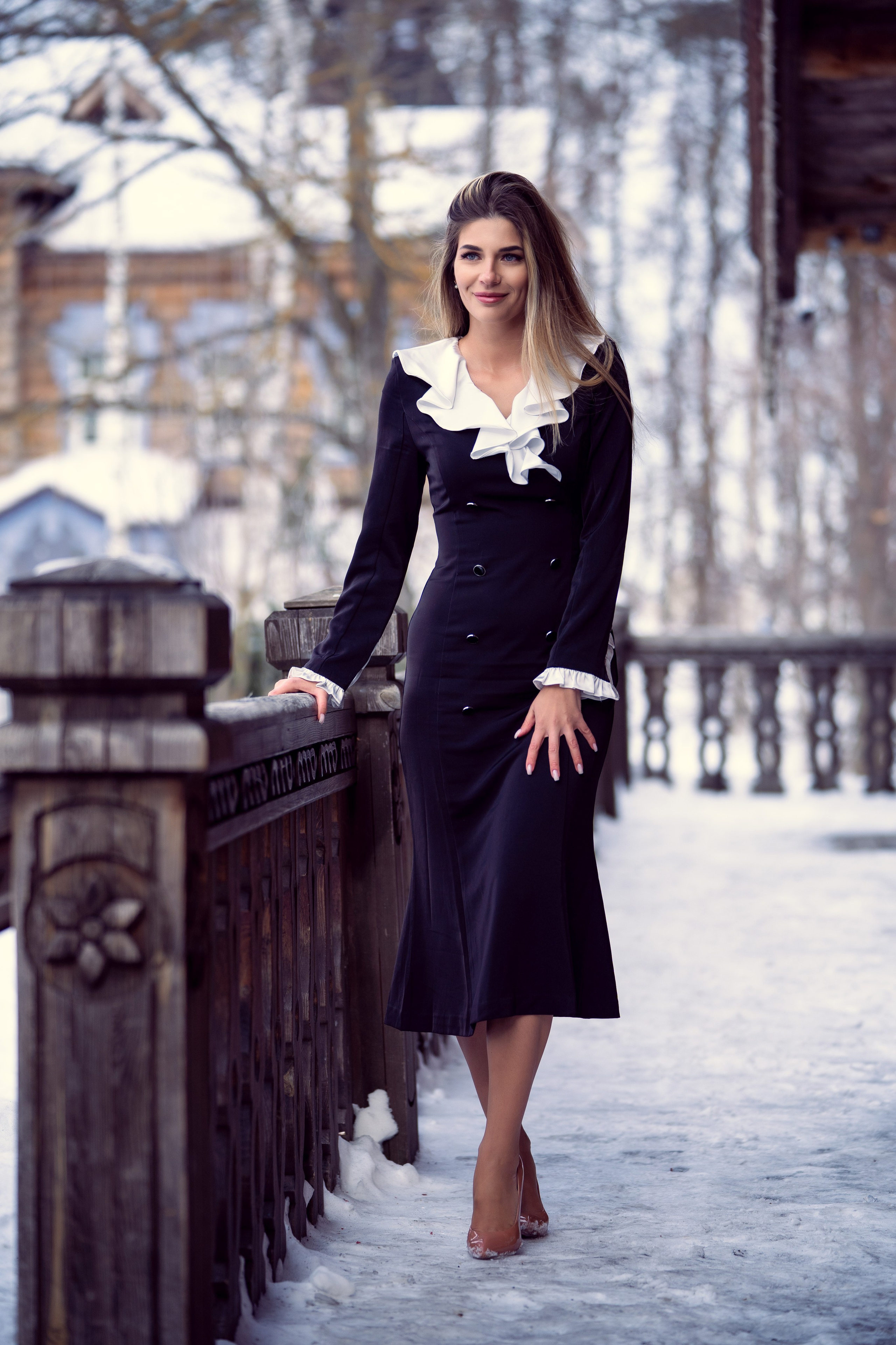 Зимний портрет для Екатерины. Каталожная и промышленная съемка в Москве Александр Плонский