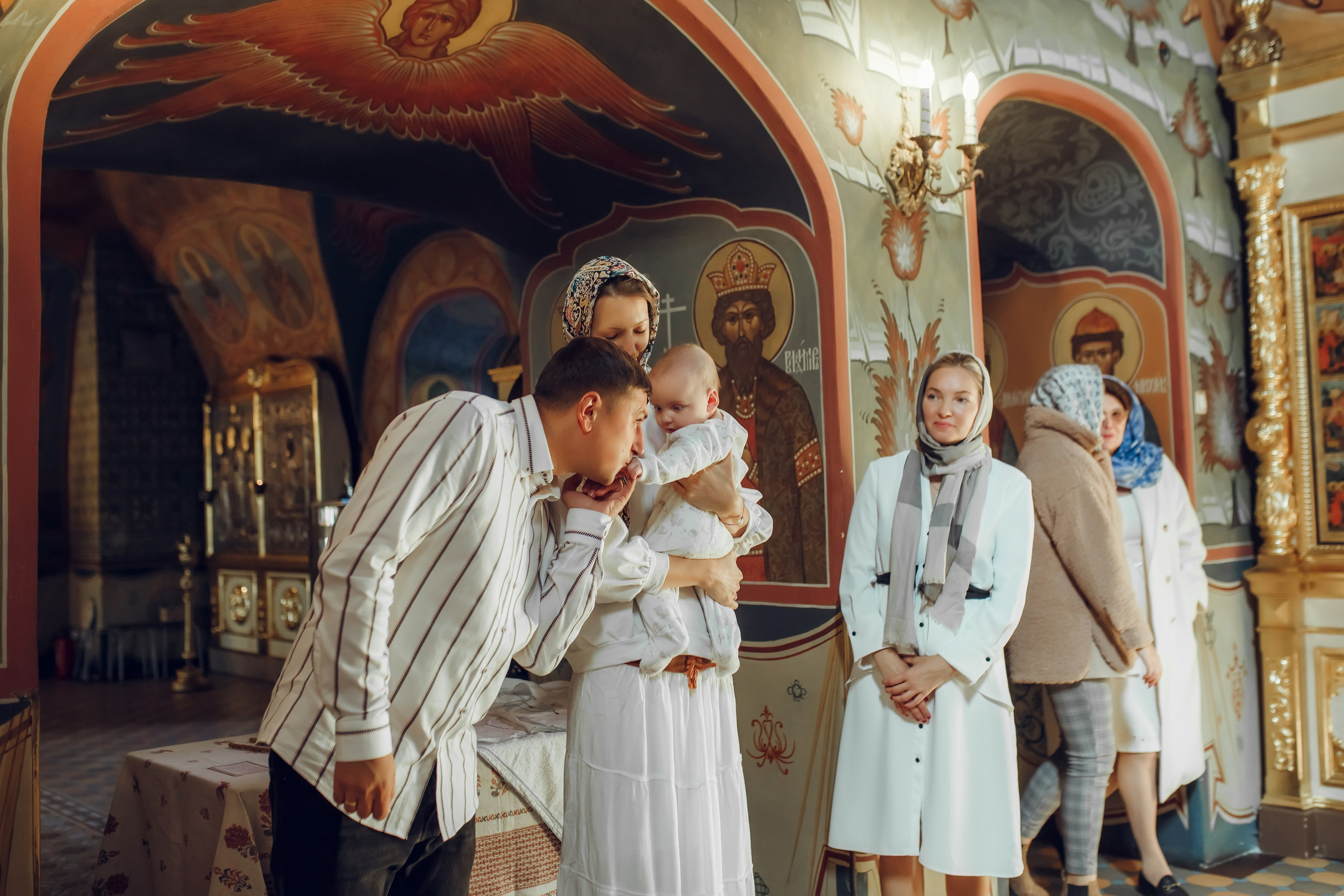 Крещение Эрика. Фотограф на Крещение, семейный фотограф в Москве