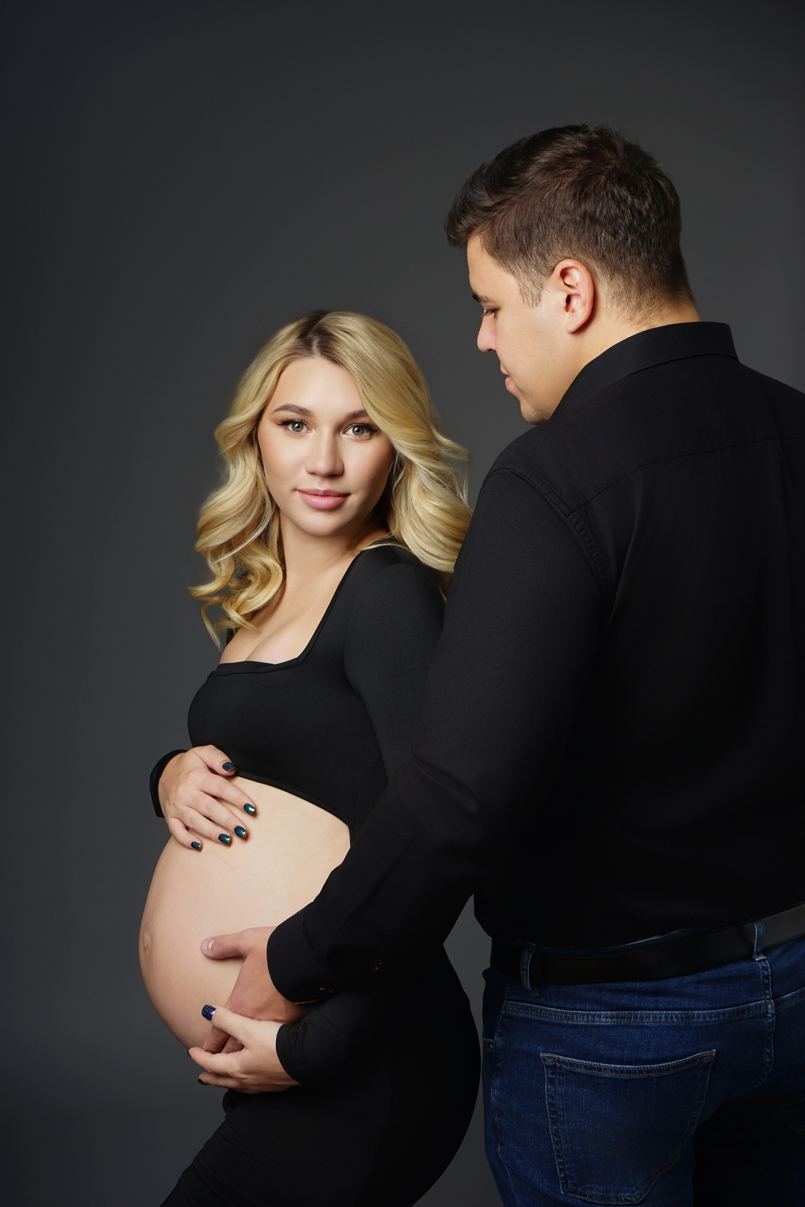 Съёмка беременности в моей фотостудии «НЕБО». Женский фотограф в Химках Алёна Ленёва