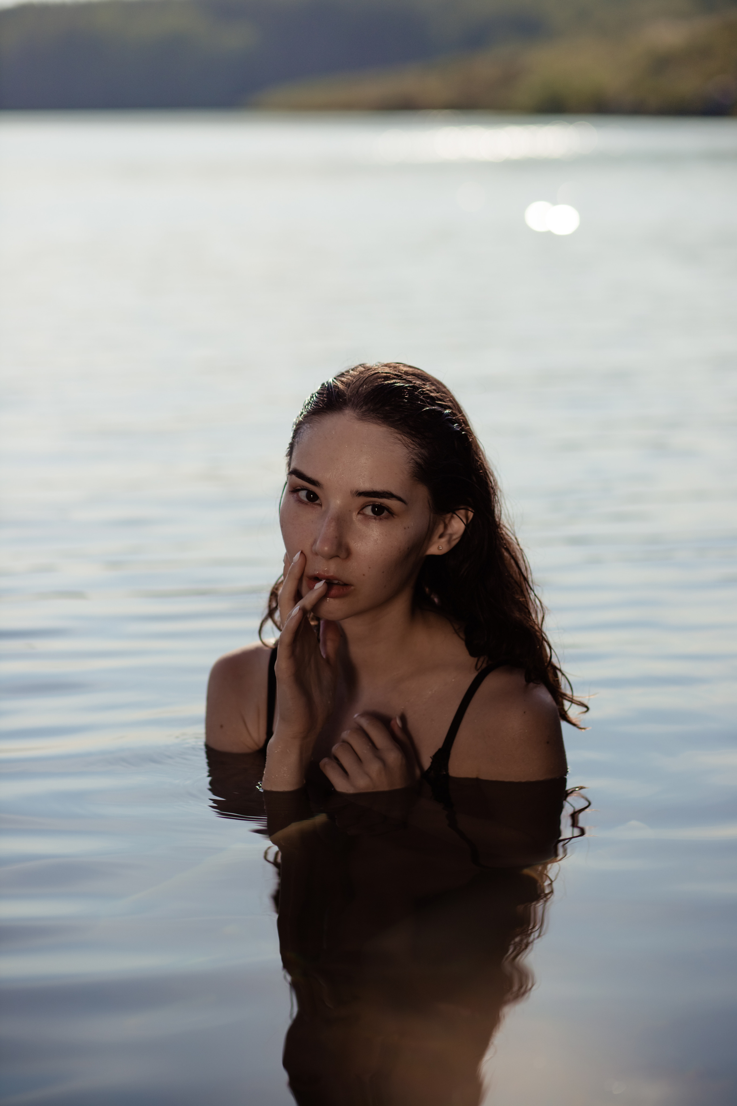 Водопад и озеро. Контент фотограф Екатеринбург