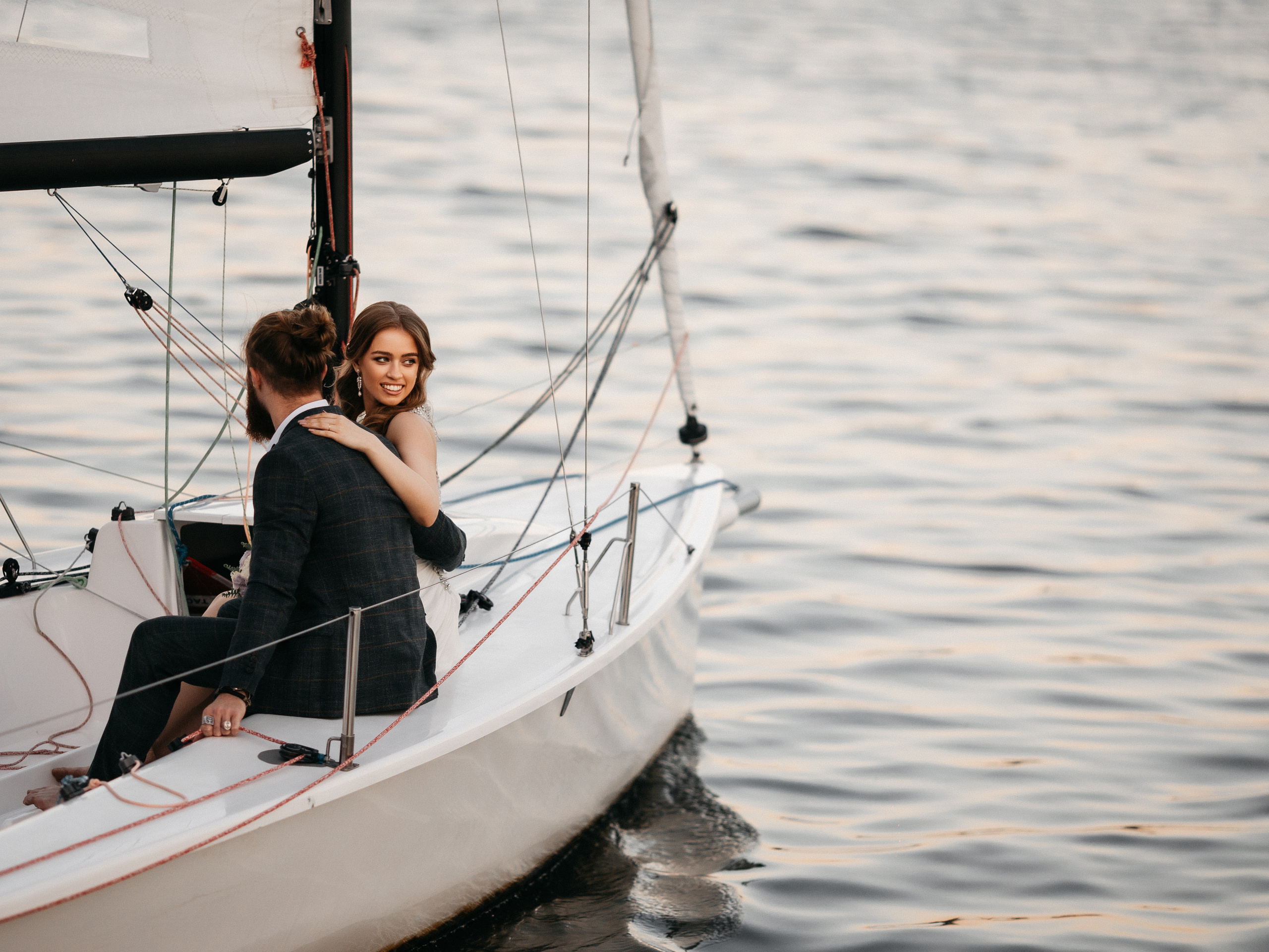 Прогулка на яхте. Фотограф Олег Сотник