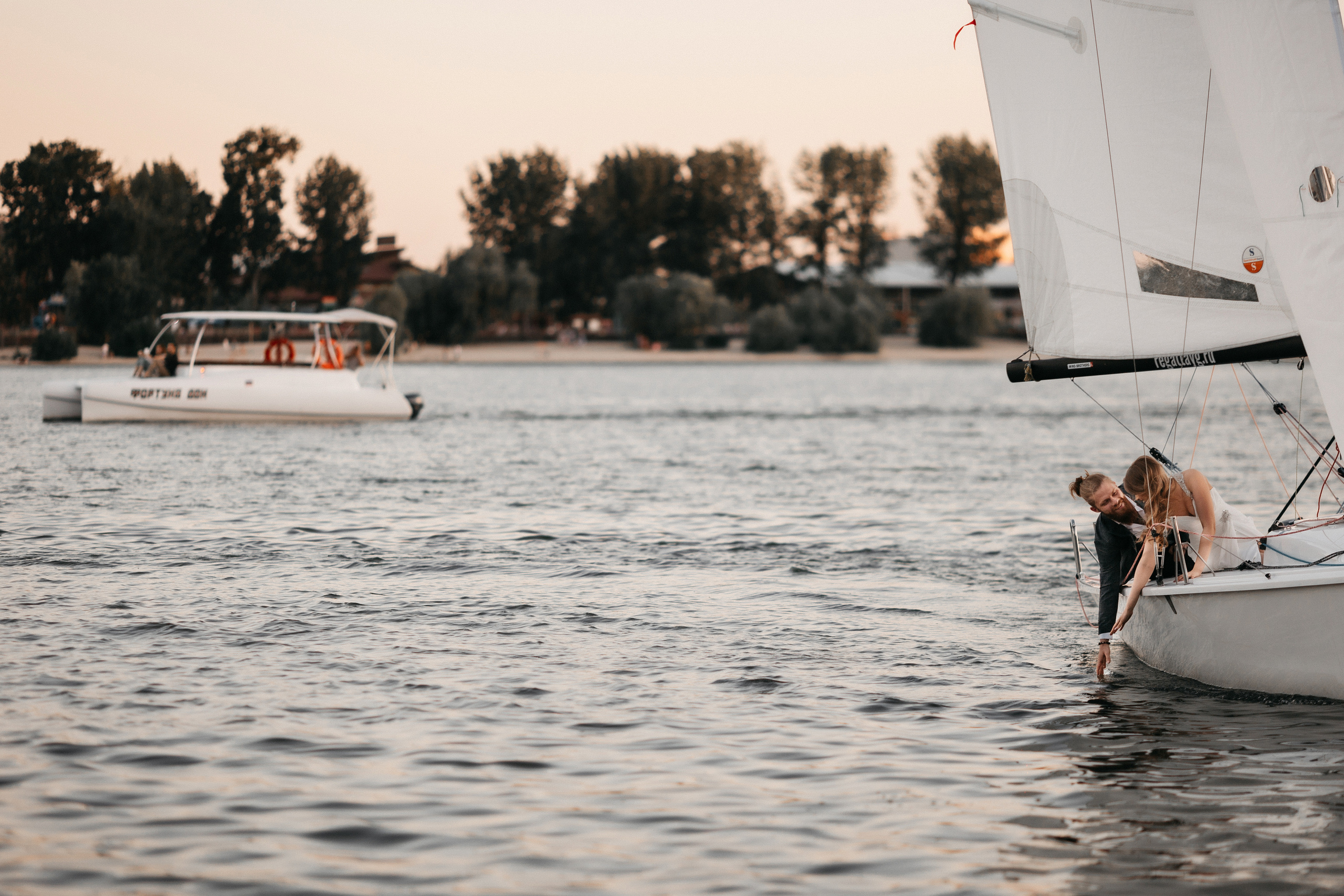 Прогулка на яхте. Фотограф Олег Сотник