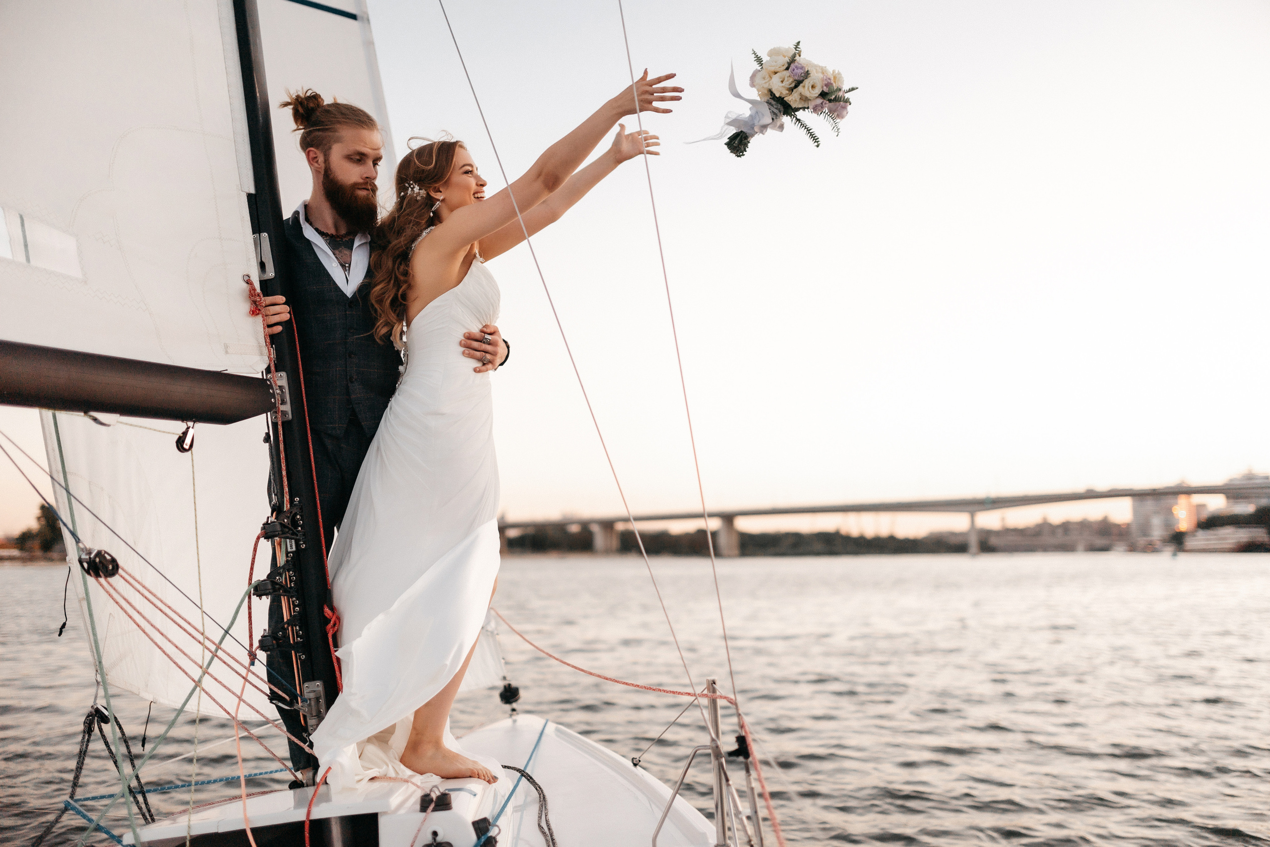 Прогулка на яхте. Фотограф Олег Сотник