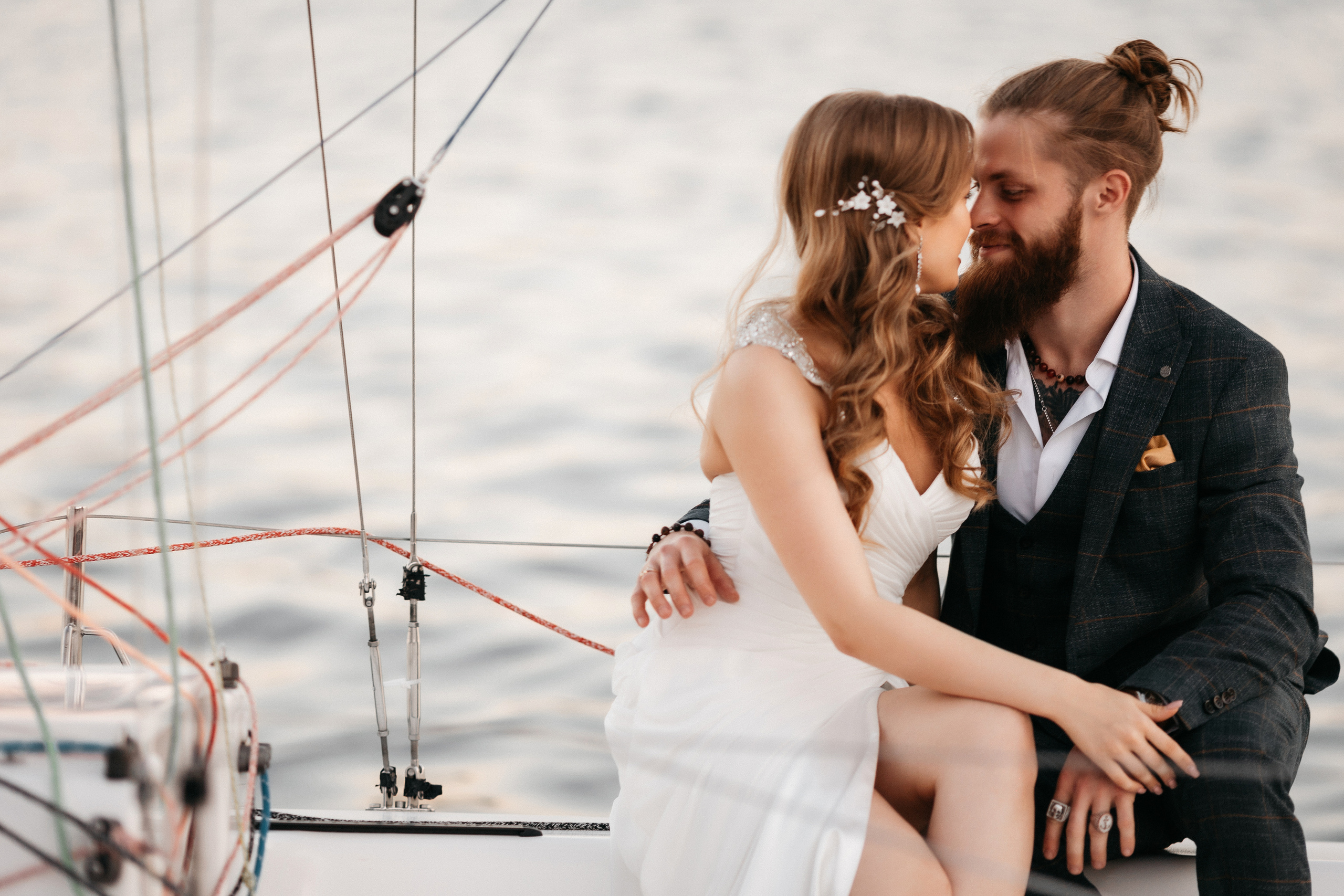 Прогулка на яхте. Фотограф Олег Сотник