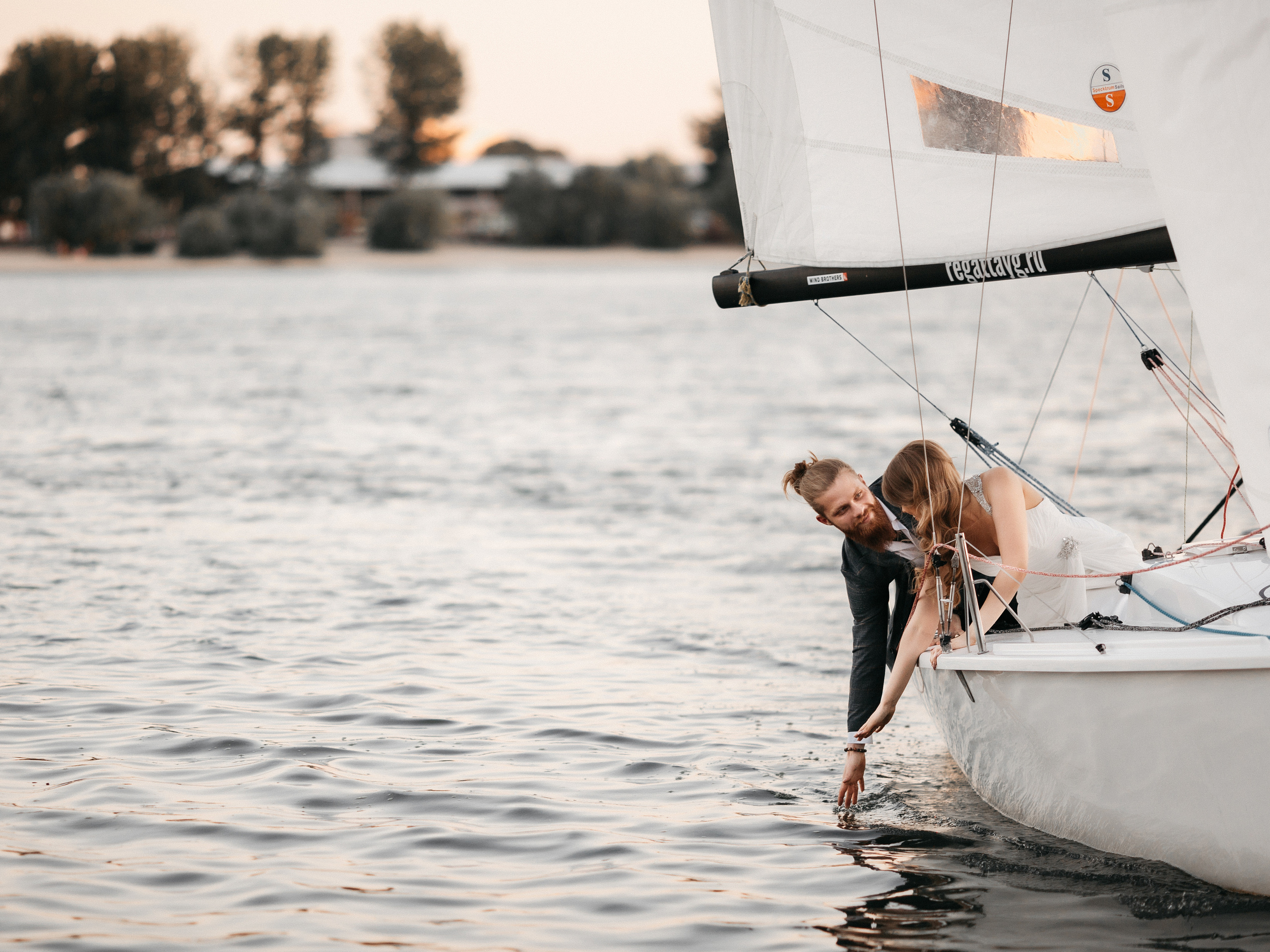 Прогулка на яхте. Фотограф Олег Сотник