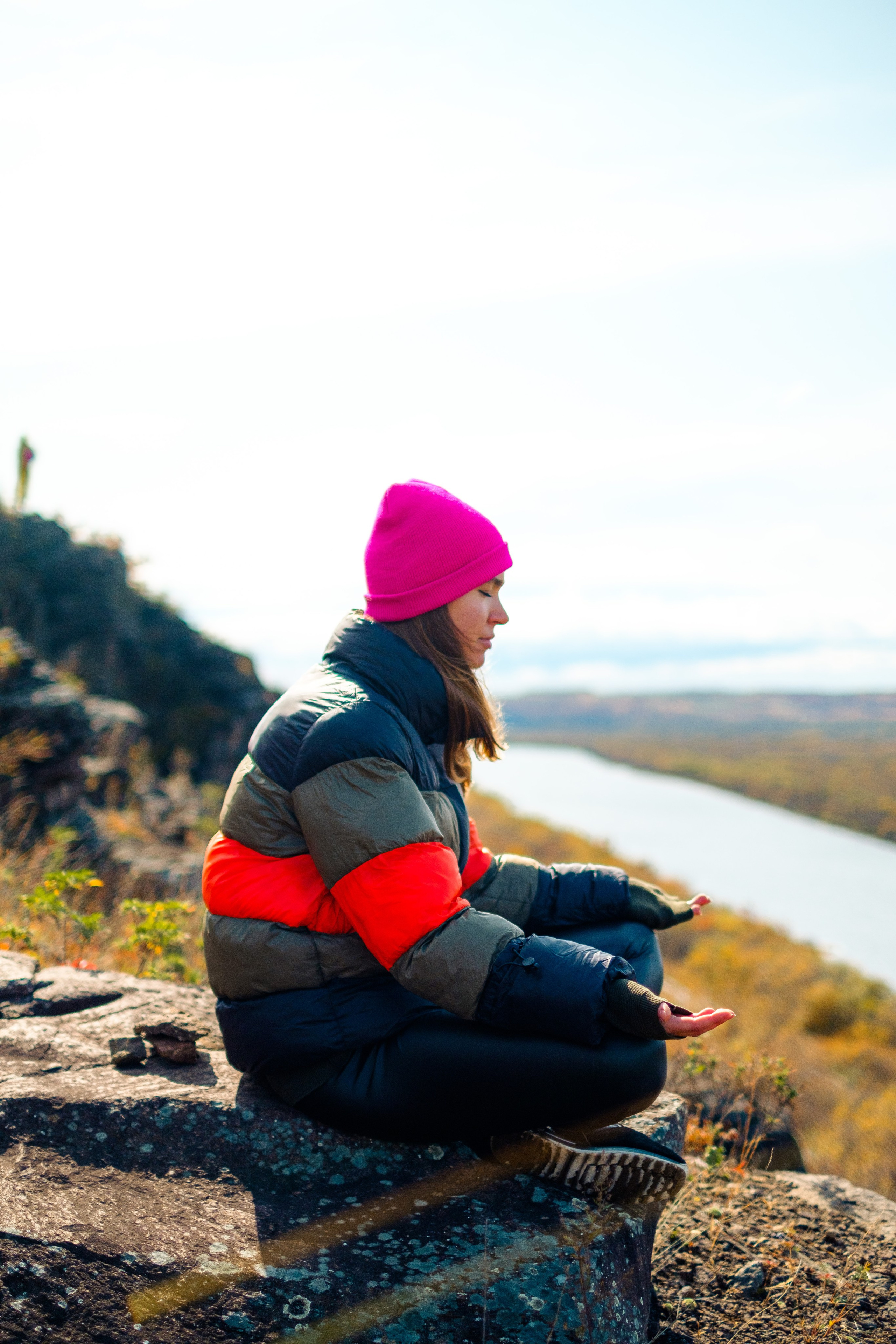 Михайловские столбы осенью. Фотограф Благовещенска Яна