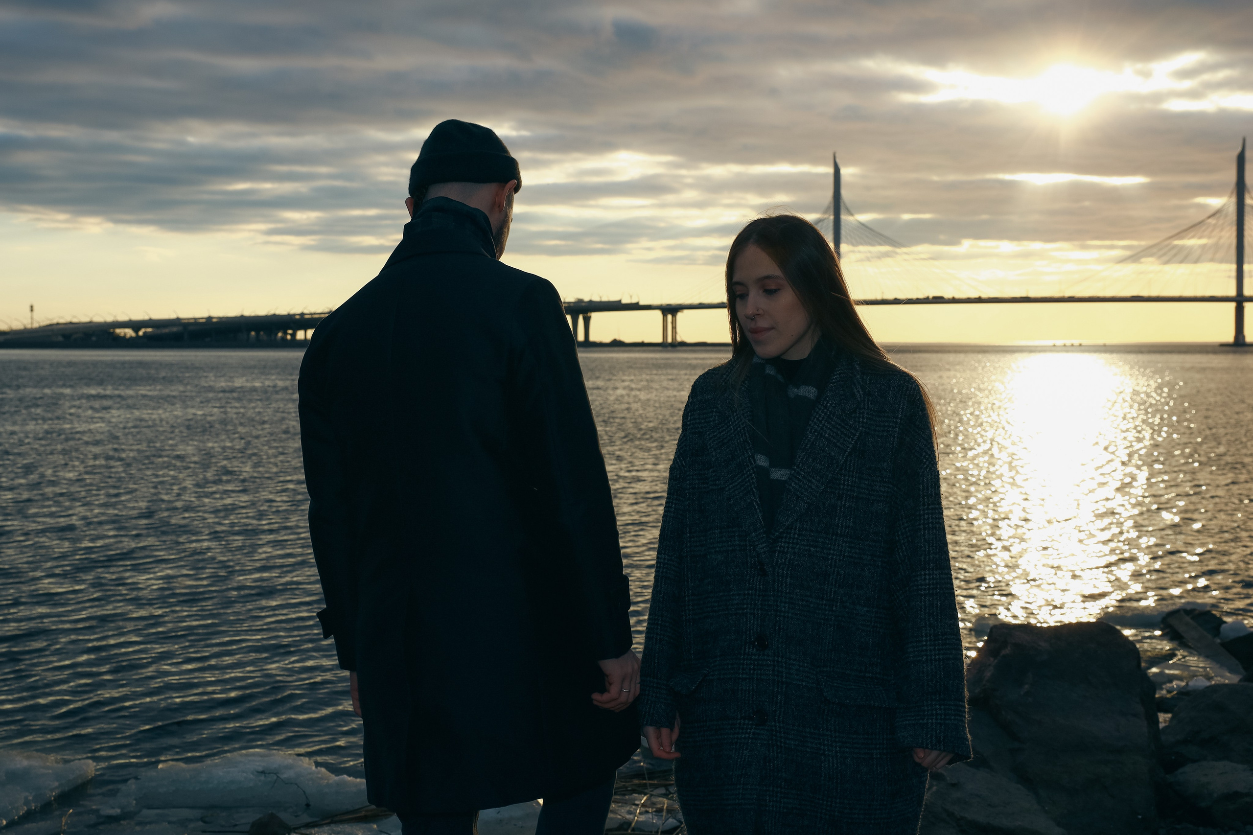 Макс и Марго. Фотопрогулка на закате у Финского залива. Портретный фотограф Панферова Регина г. Санкт-Петербург, г. Казань