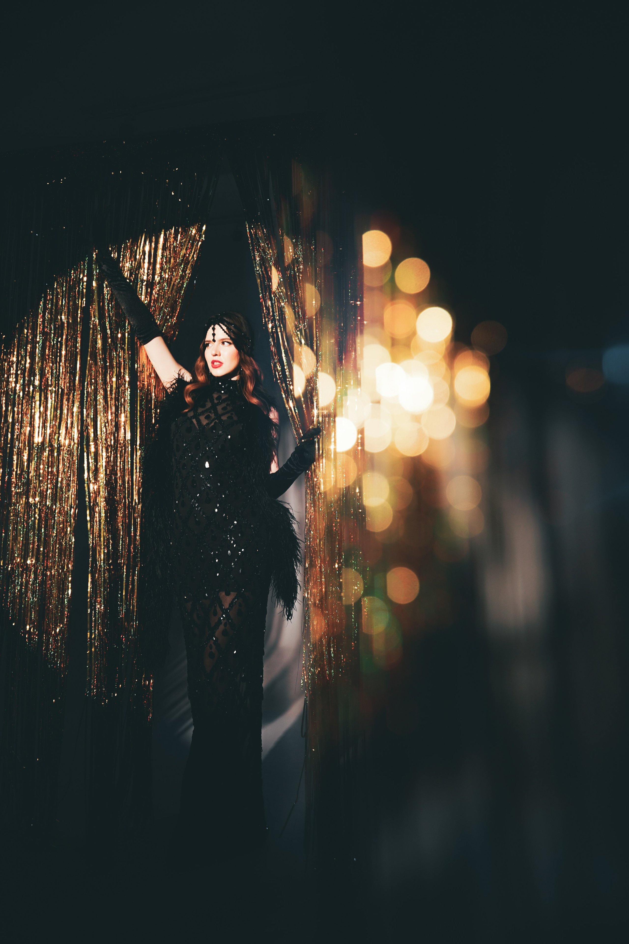 Женская фотосессия в гламурном стиле