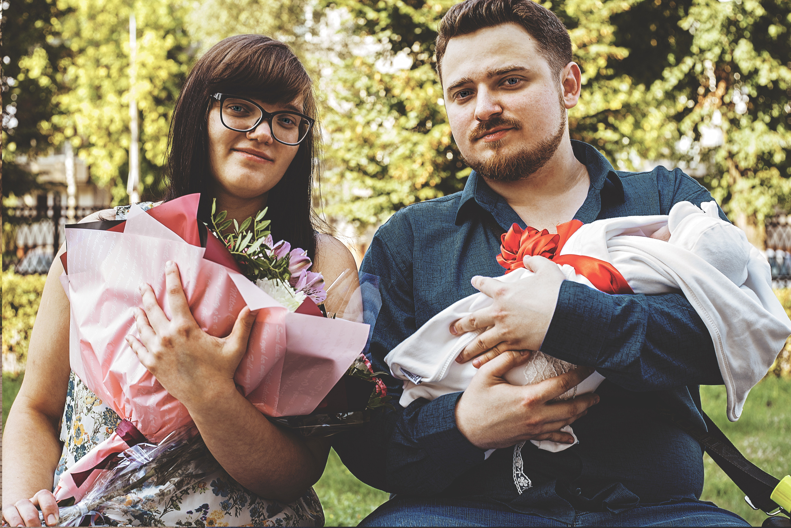 Съемки выписки в роддоме в г. Гомеле. Фотограф (photographer) Lischinski Vitaliy