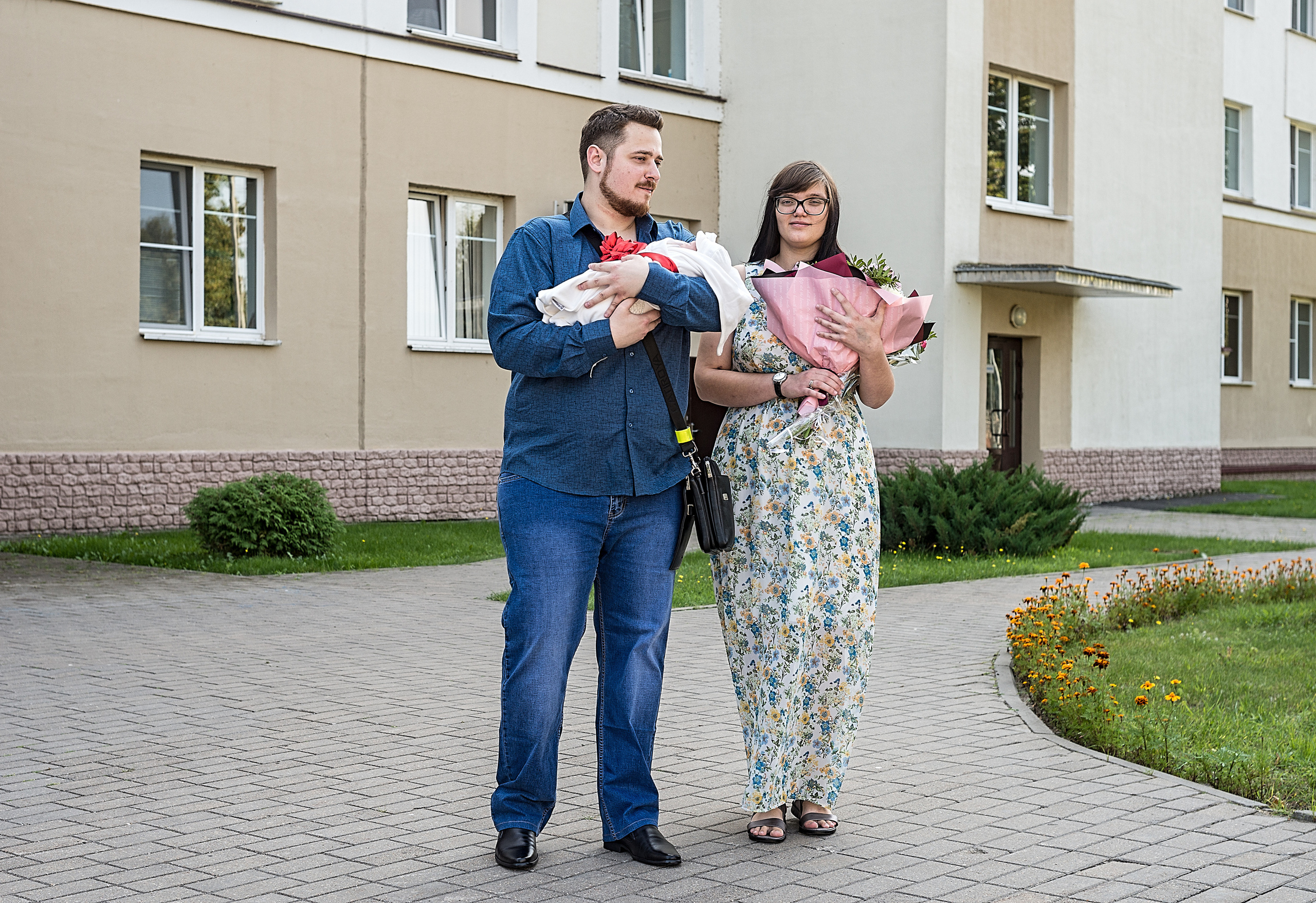 Съемки выписки в роддоме в г. Гомеле. Фотограф (photographer) Lischinski Vitaliy