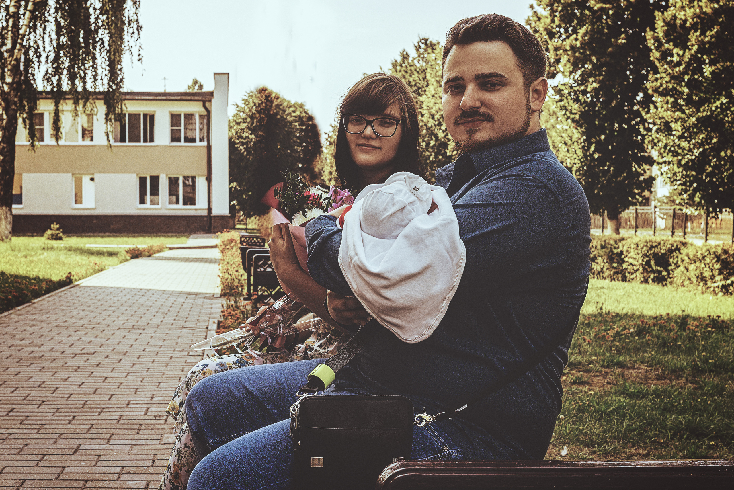 Съемки выписки в роддоме в г. Гомеле. Фотограф (photographer) Lischinski Vitaliy