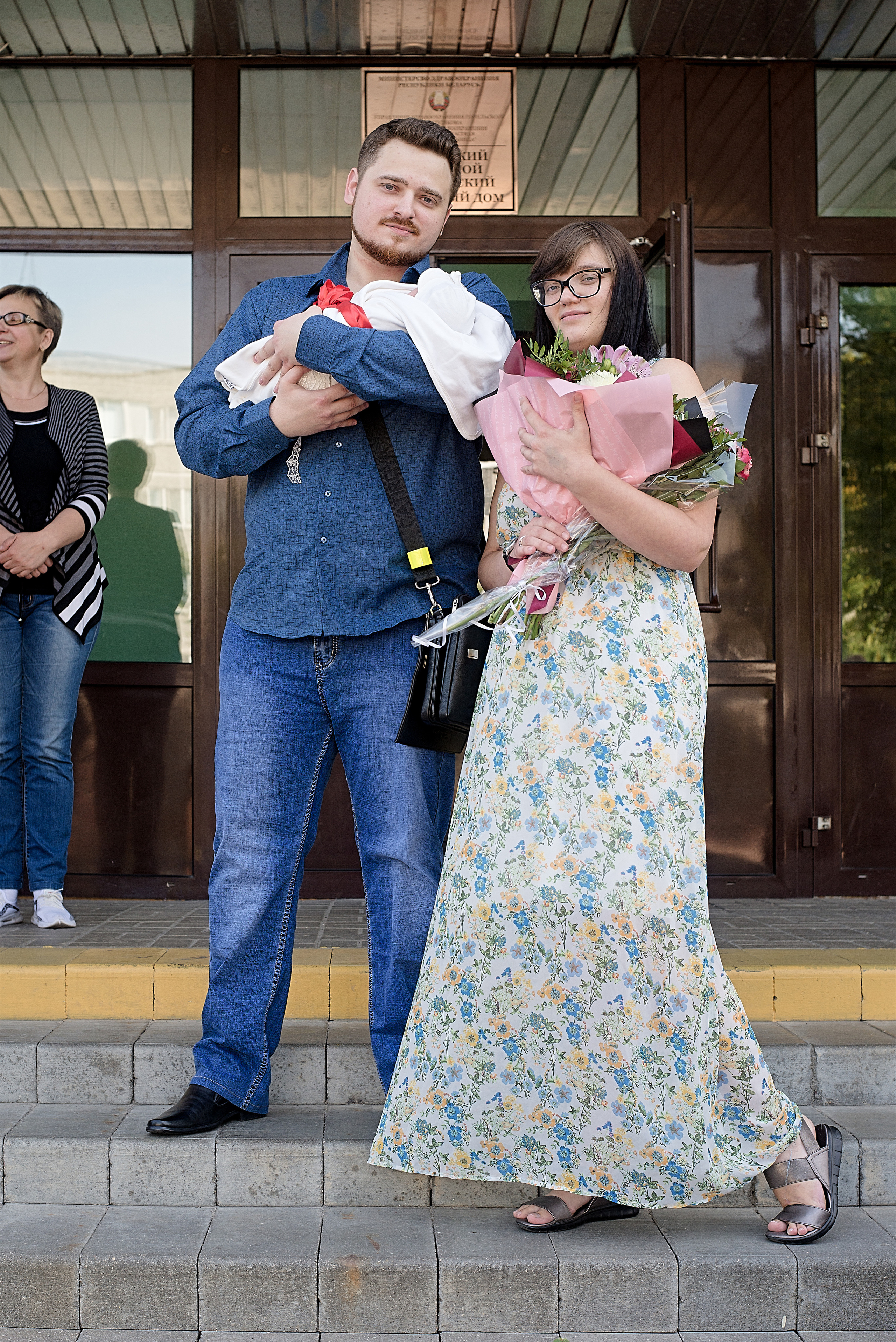 Съемки выписки в роддоме в г. Гомеле. Фотограф (photographer) Lischinski Vitaliy