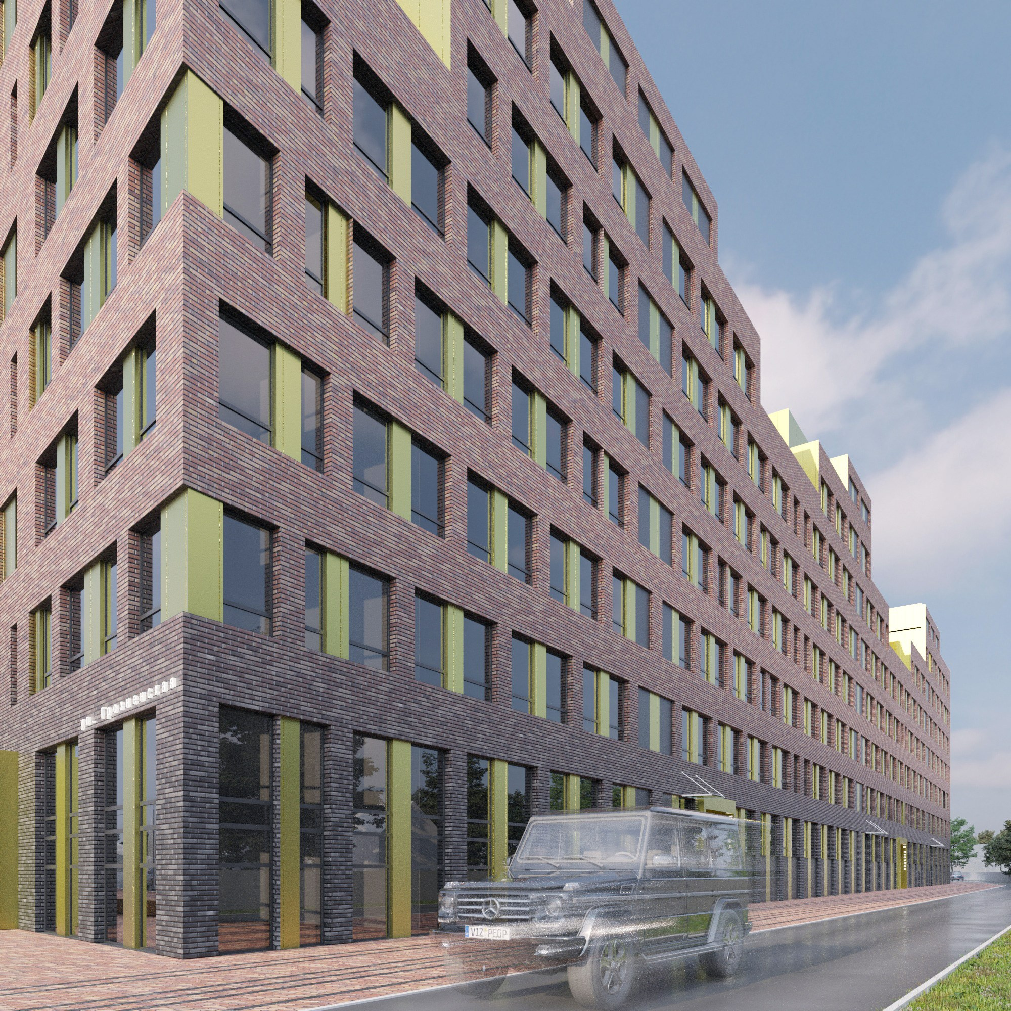 Многоквартирные дома / Dachnaya_GK Вариант 2. SAAS Селиванов Алексей Архитектурная Студия