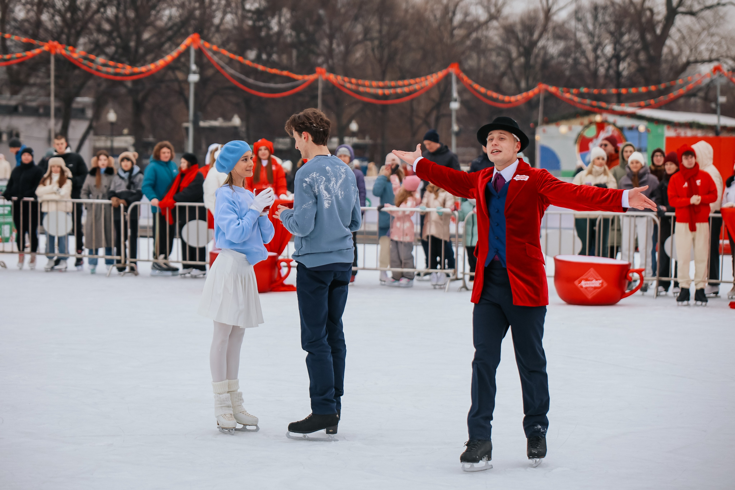 Ледовое шоу Парк Культуры проект Московское Чаепитие. Фотограф и видеограф Анна Домашенко