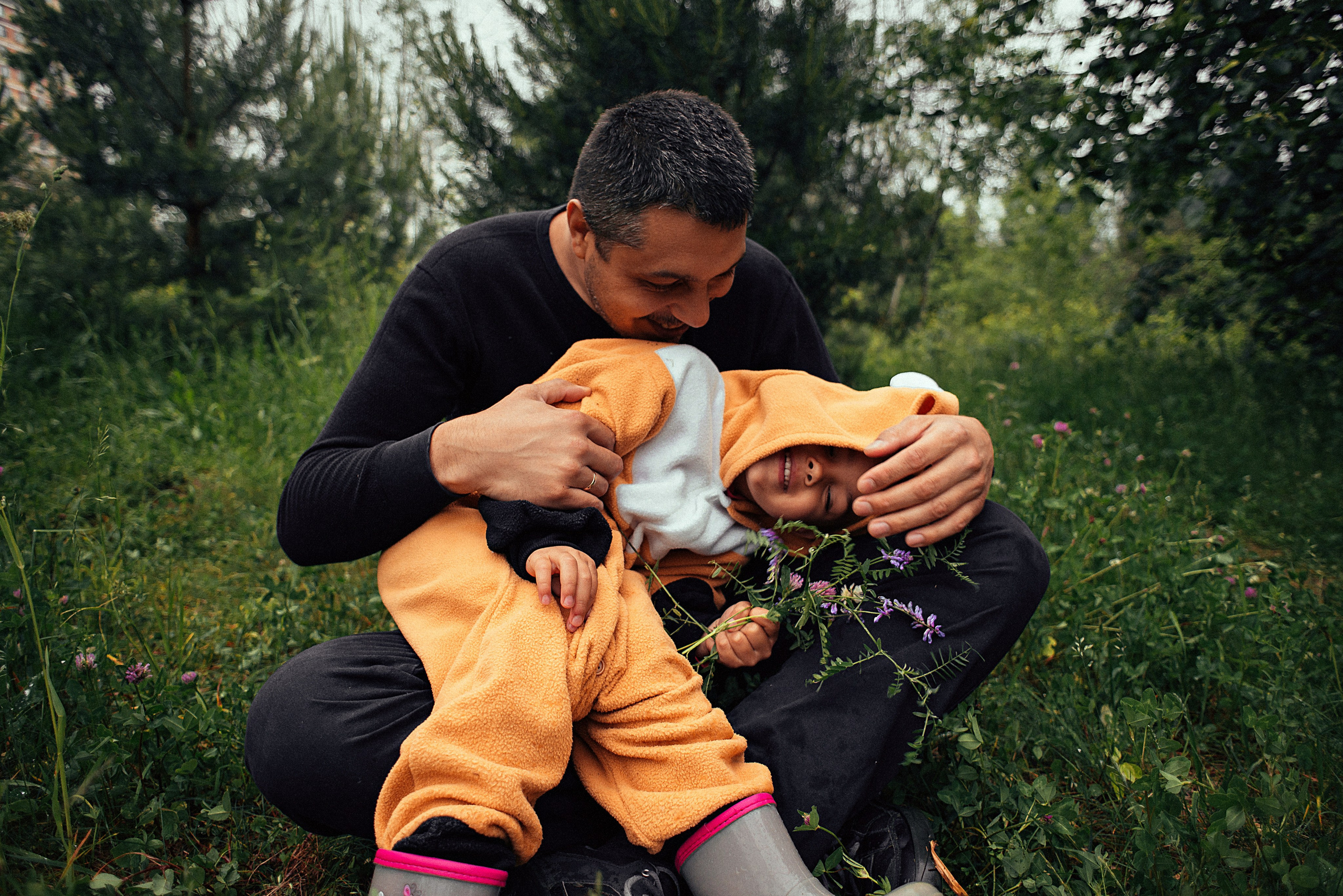 Алиса и ее папа. Фотограф Шудра Яна