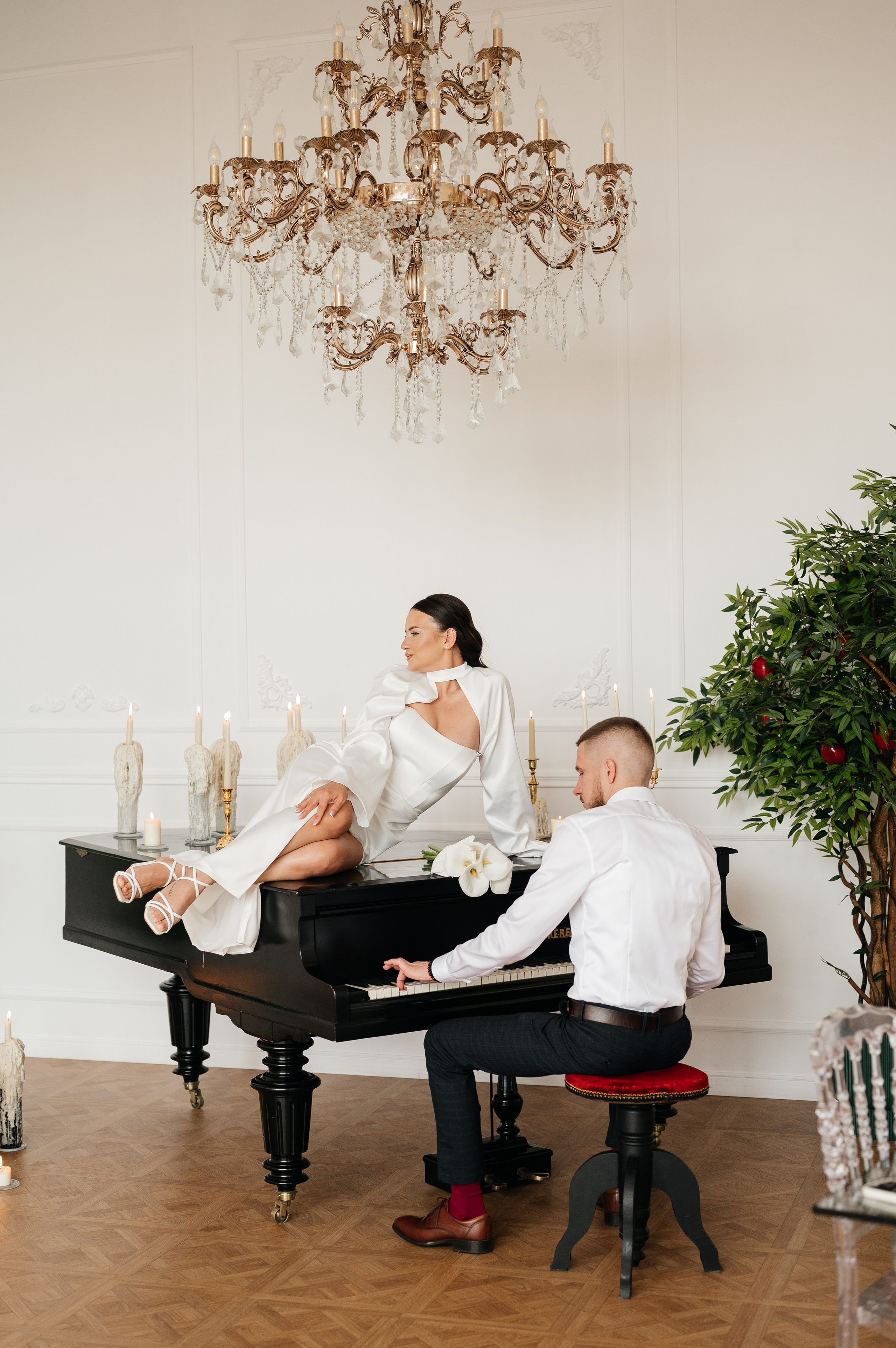 Свадебная фотосессия в студии. Свадебный и семейный фотограф в Краснодаре Алина Мельник