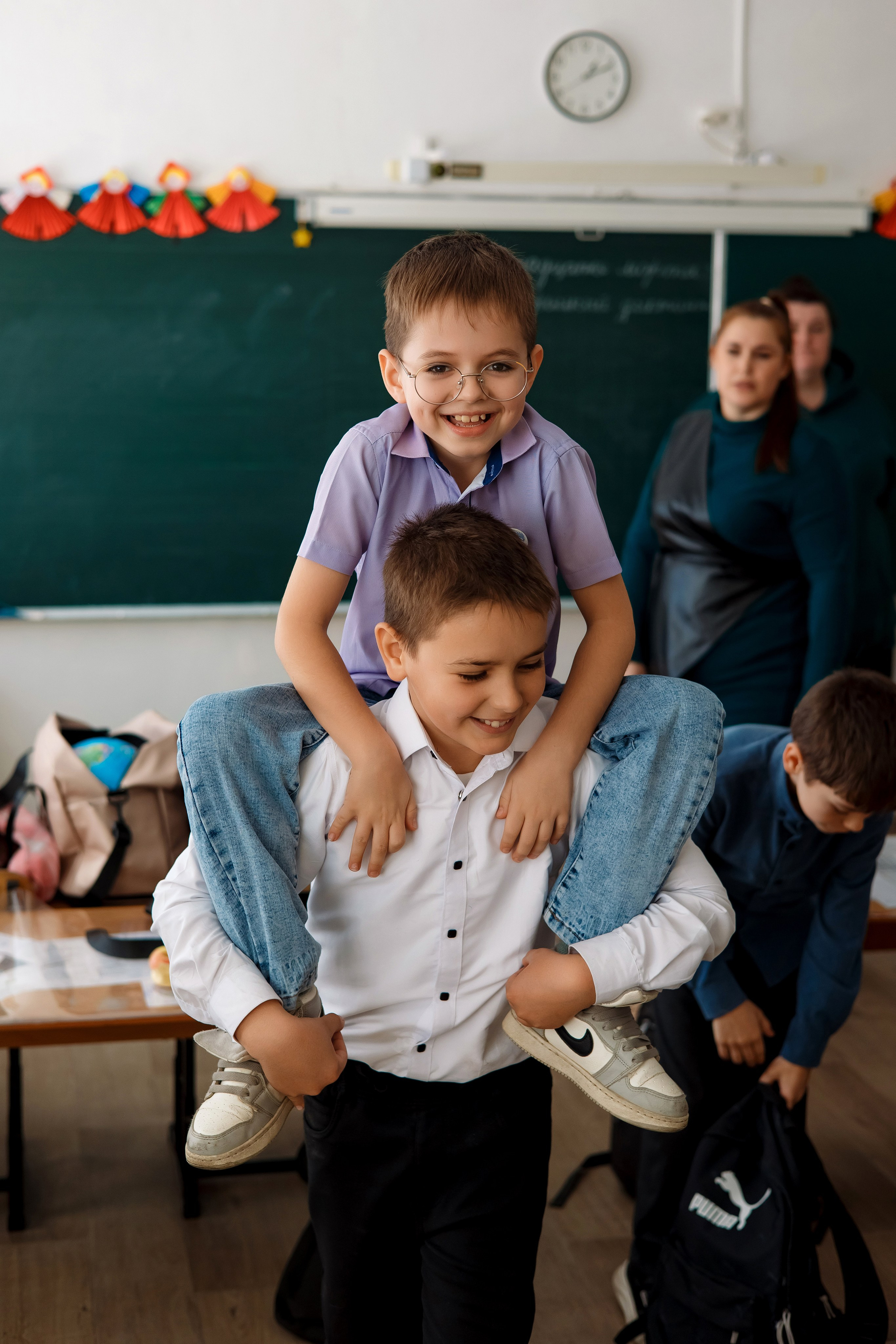 4 класс с. Барабаш. Фотограф Любовь Корниенко, Примоский край