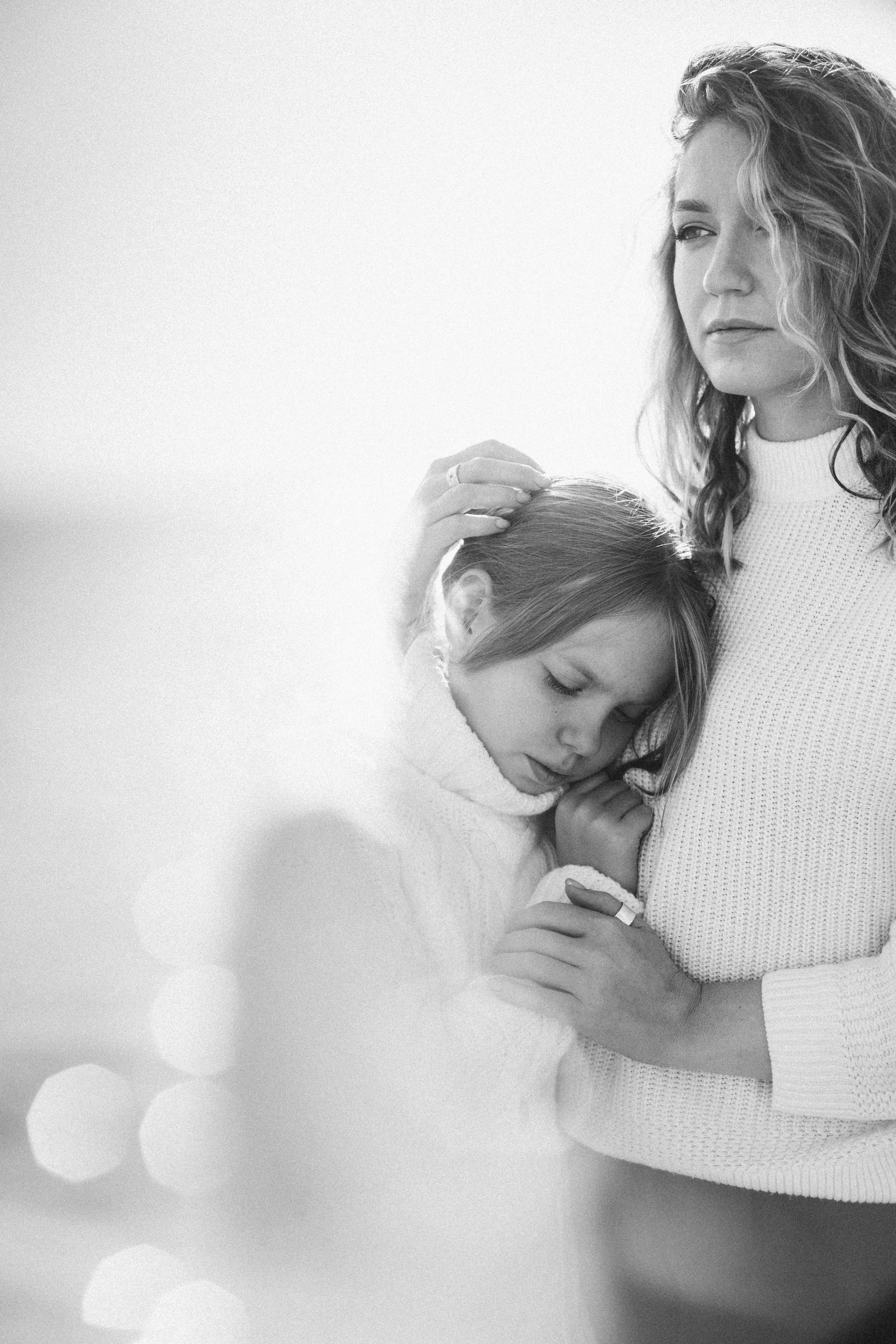 Таня с дочей. Семейный и портретный фотограф в Новосибирске Мария Хлебус