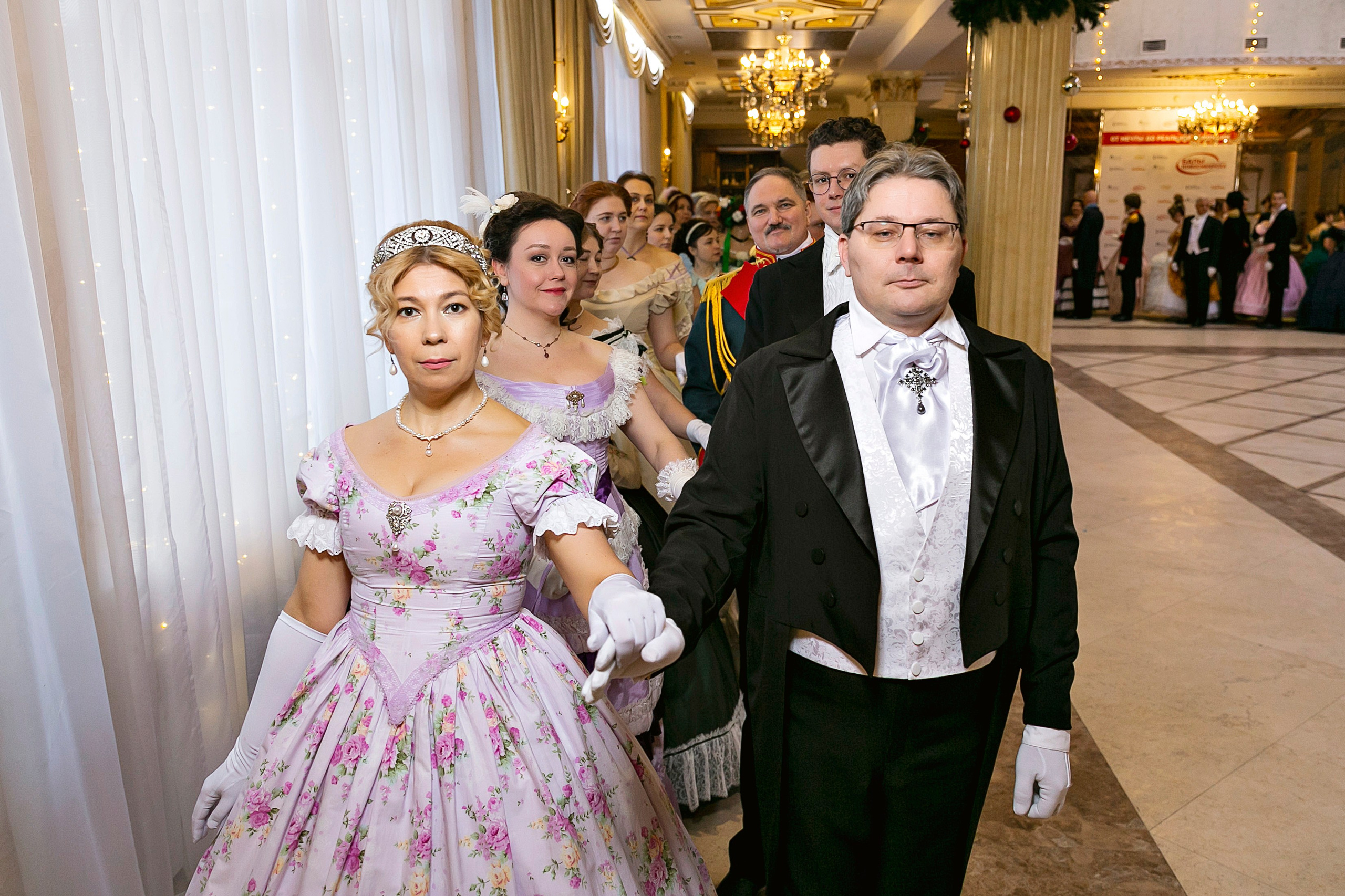 Рождественский бал школы исторического танца «Отражение». Фотограф в Новосибирске Сергей Белов