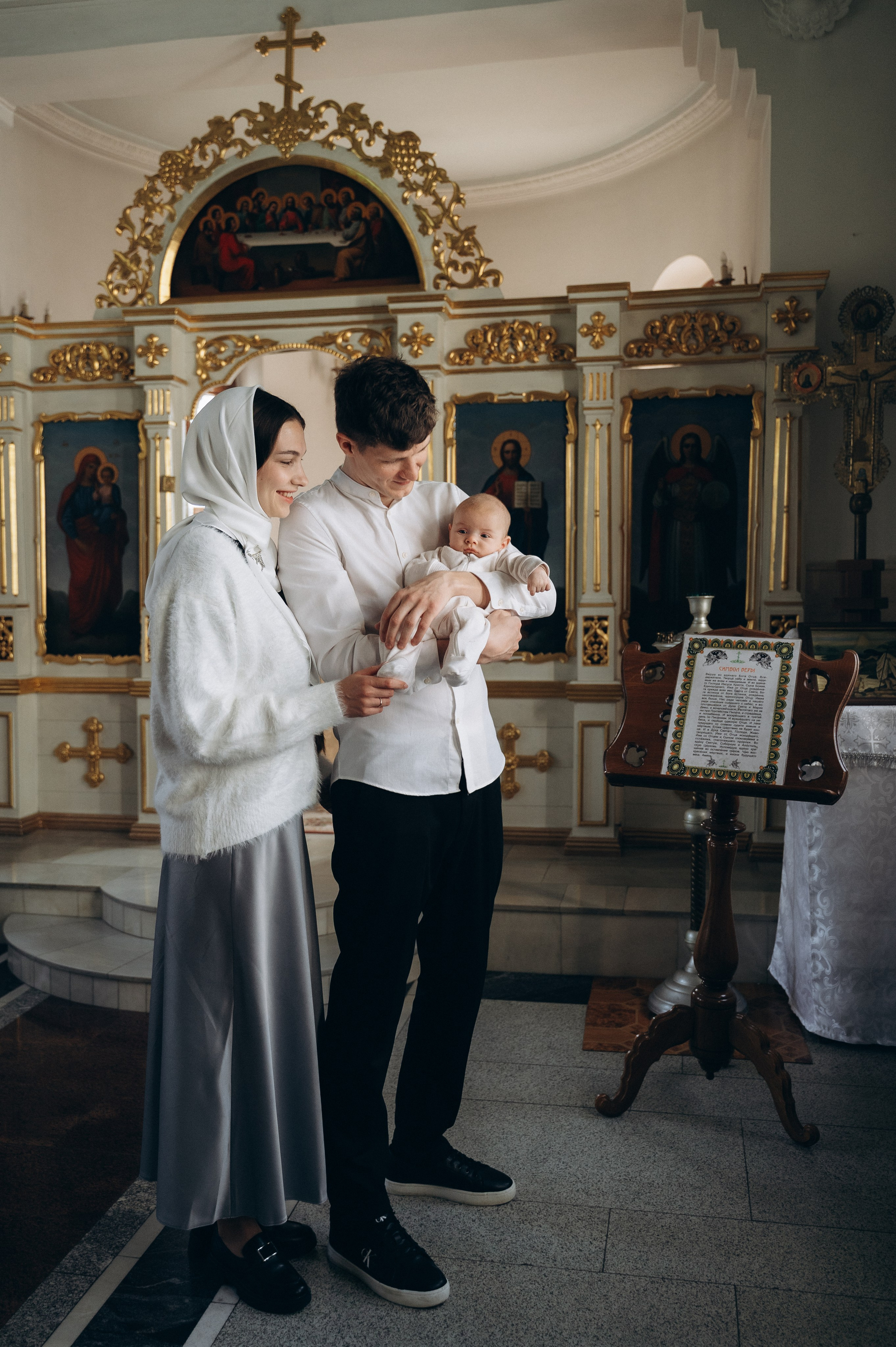Крещение Артура (Храм Марии Магдалины). Семейный фотограф в Минске Дарья Дреко