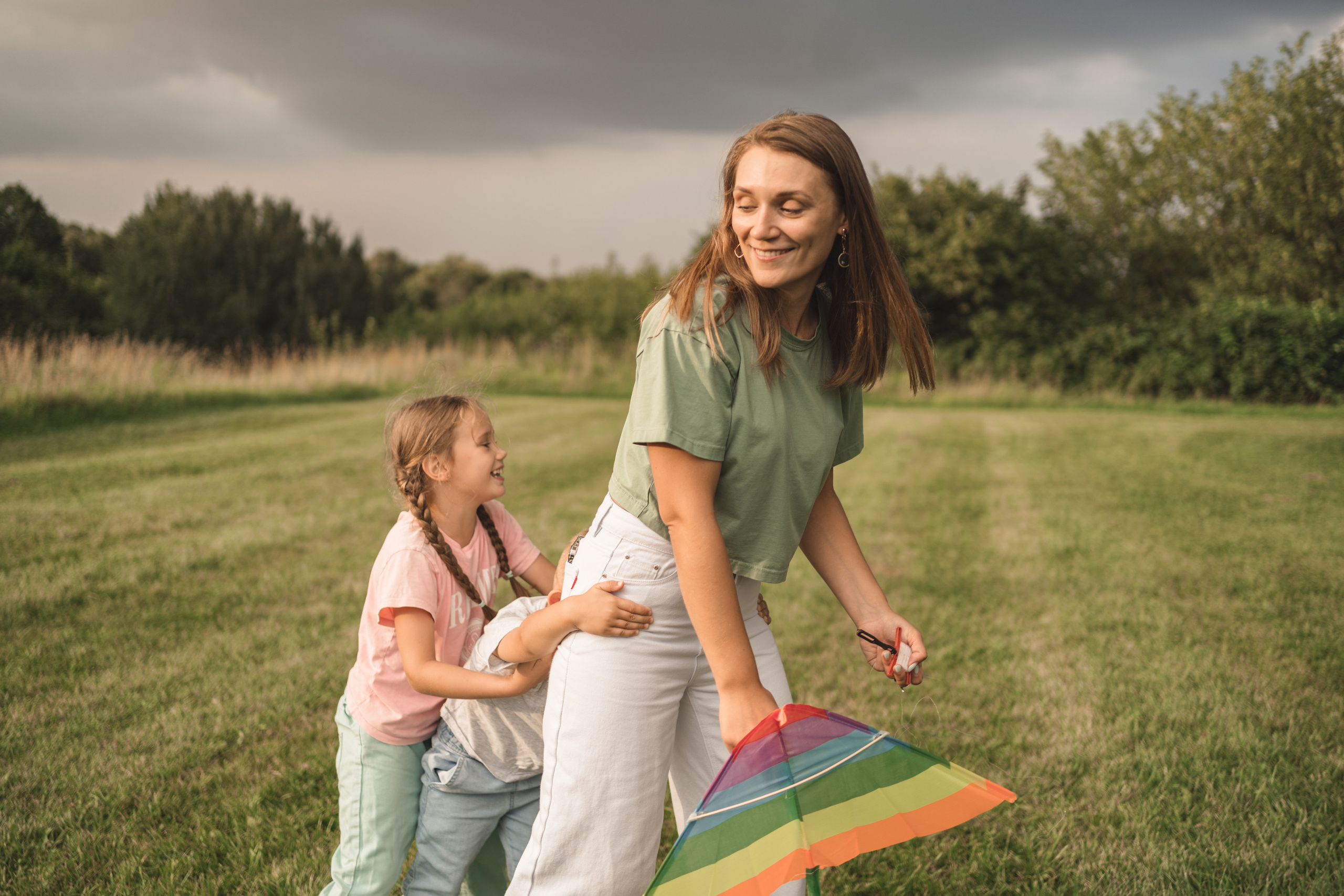С воздушным змеем. Семейный фотограф Ольга Мишустина в Самаре