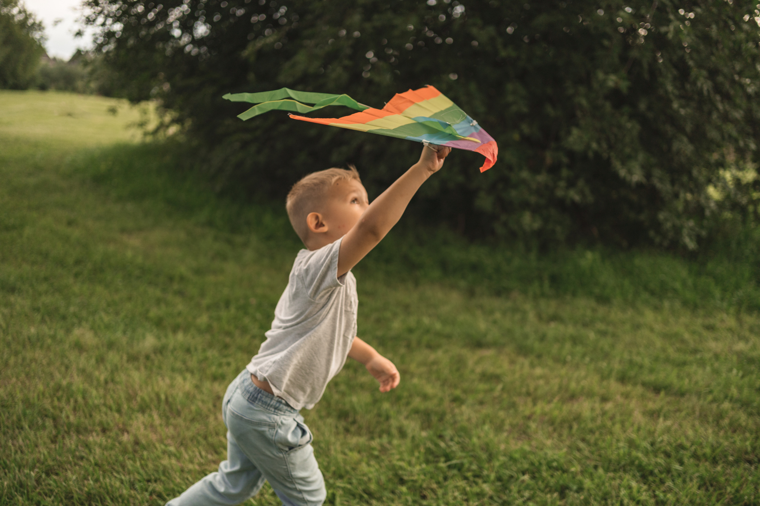 С воздушным змеем. Семейный фотограф Ольга Мишустина в Самаре