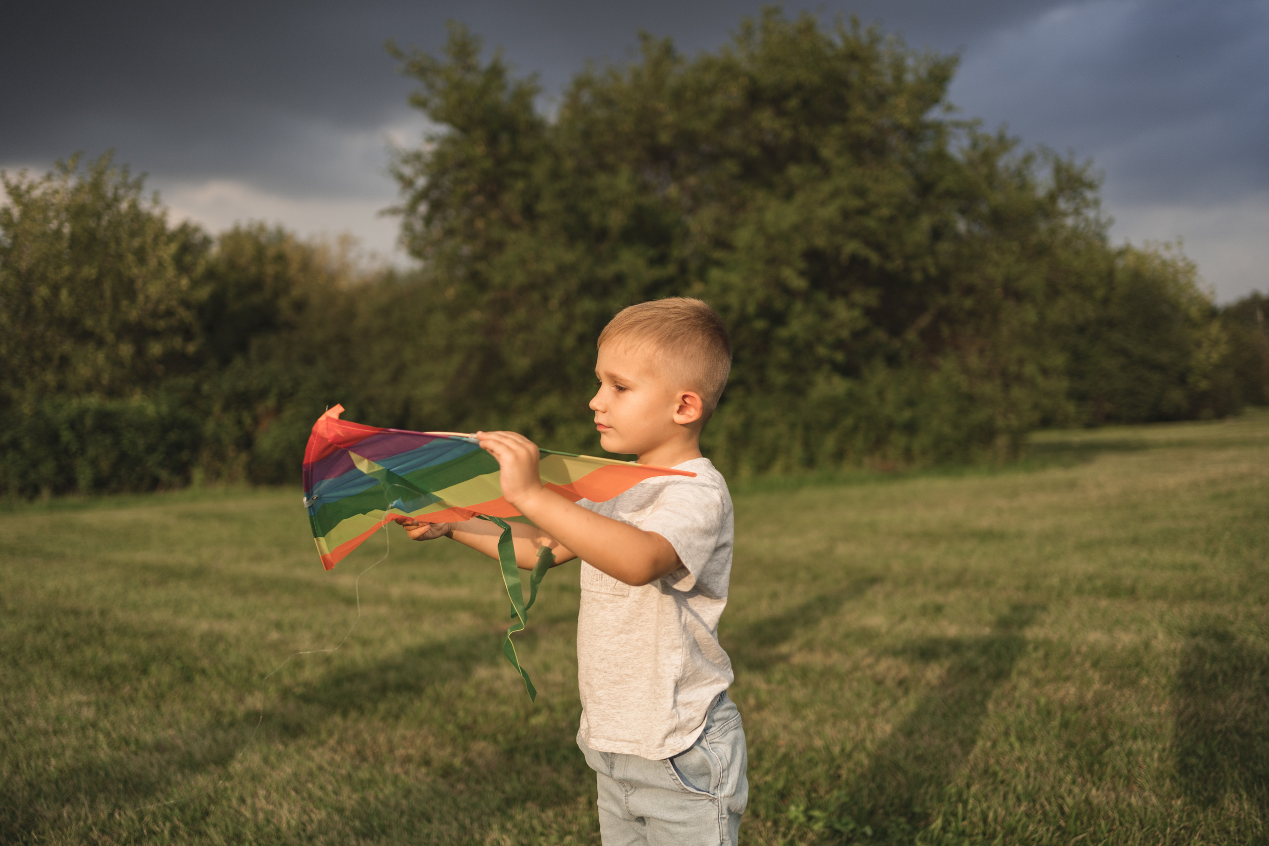 С воздушным змеем. Семейный фотограф Ольга Мишустина в Самаре