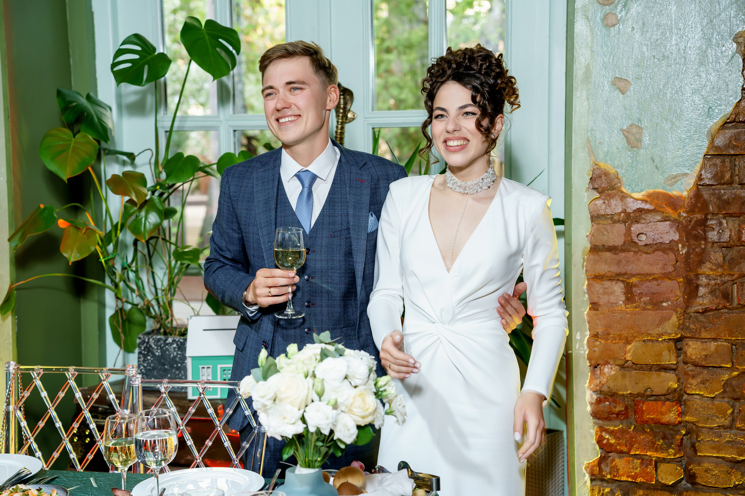 Александра и Иван. Свадебный банкет Loft Hall. Фотограф и видеограф в Москве и Московской области Мария Вишня