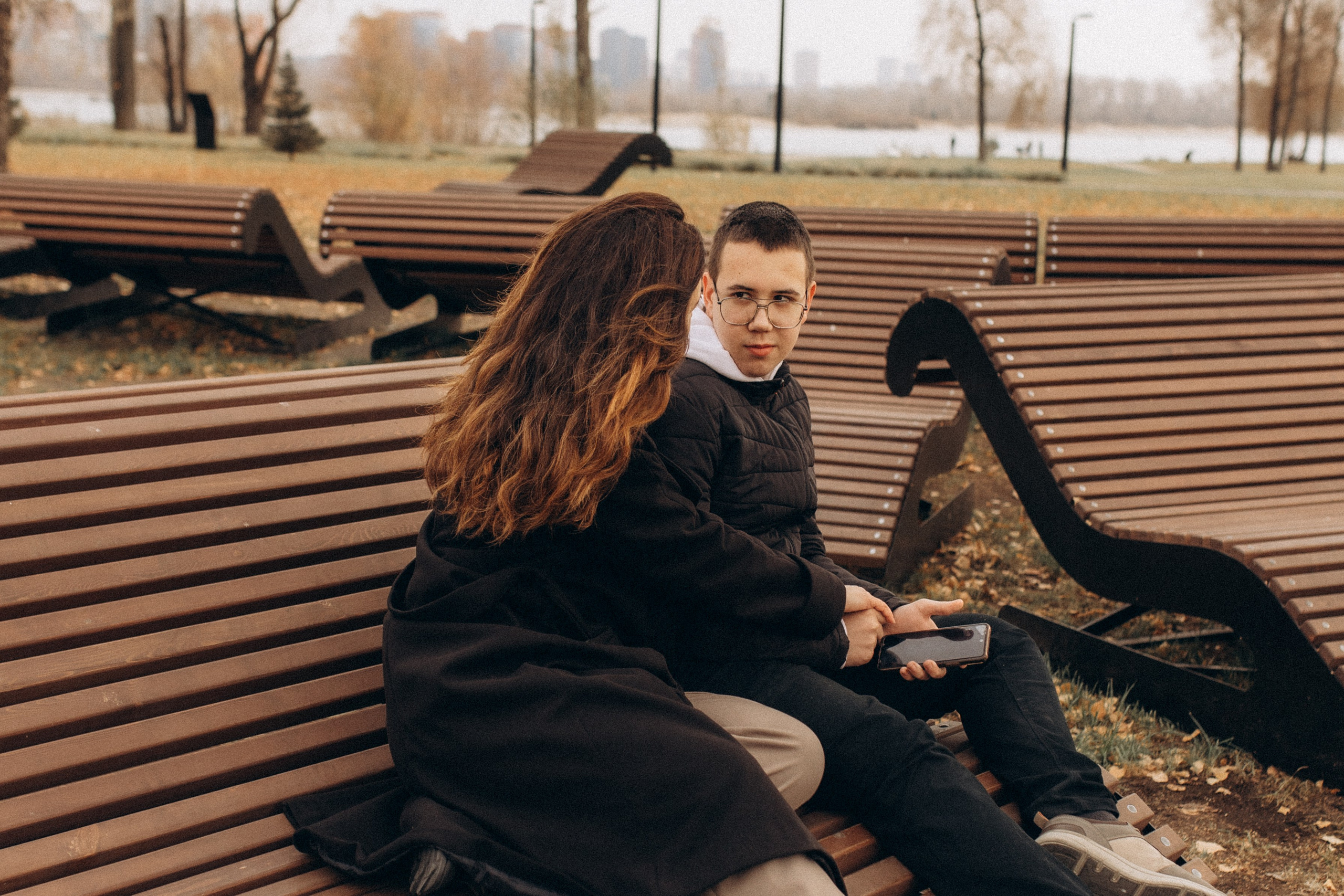 Осенняя прогулка. Семейный фотограф lifestyle в Новосибирске Елена Шпилевая