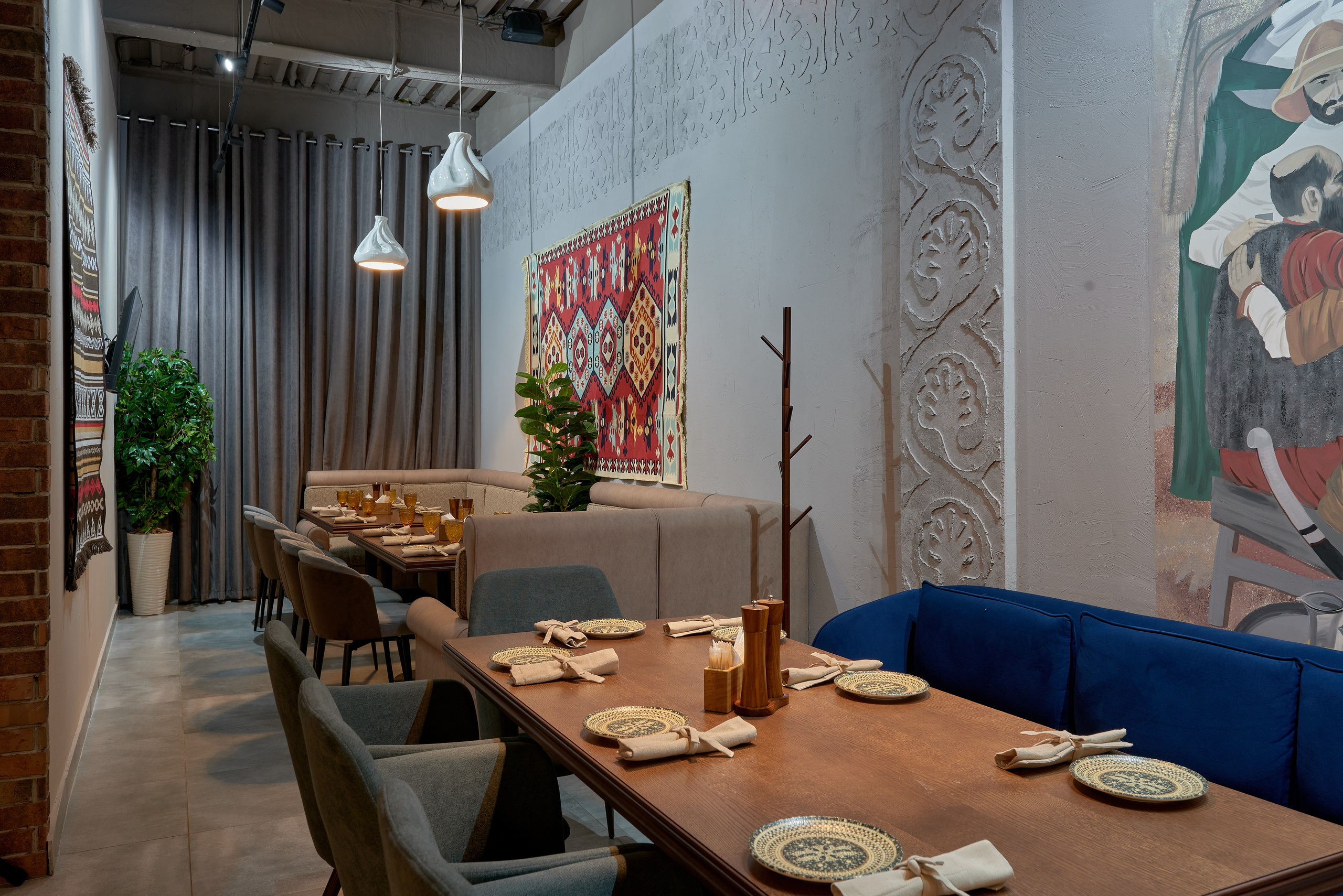 Ресторан Любимый грузинский, Магнитогорск. Абросимов Лев интерьерный и архитектурный фотограф