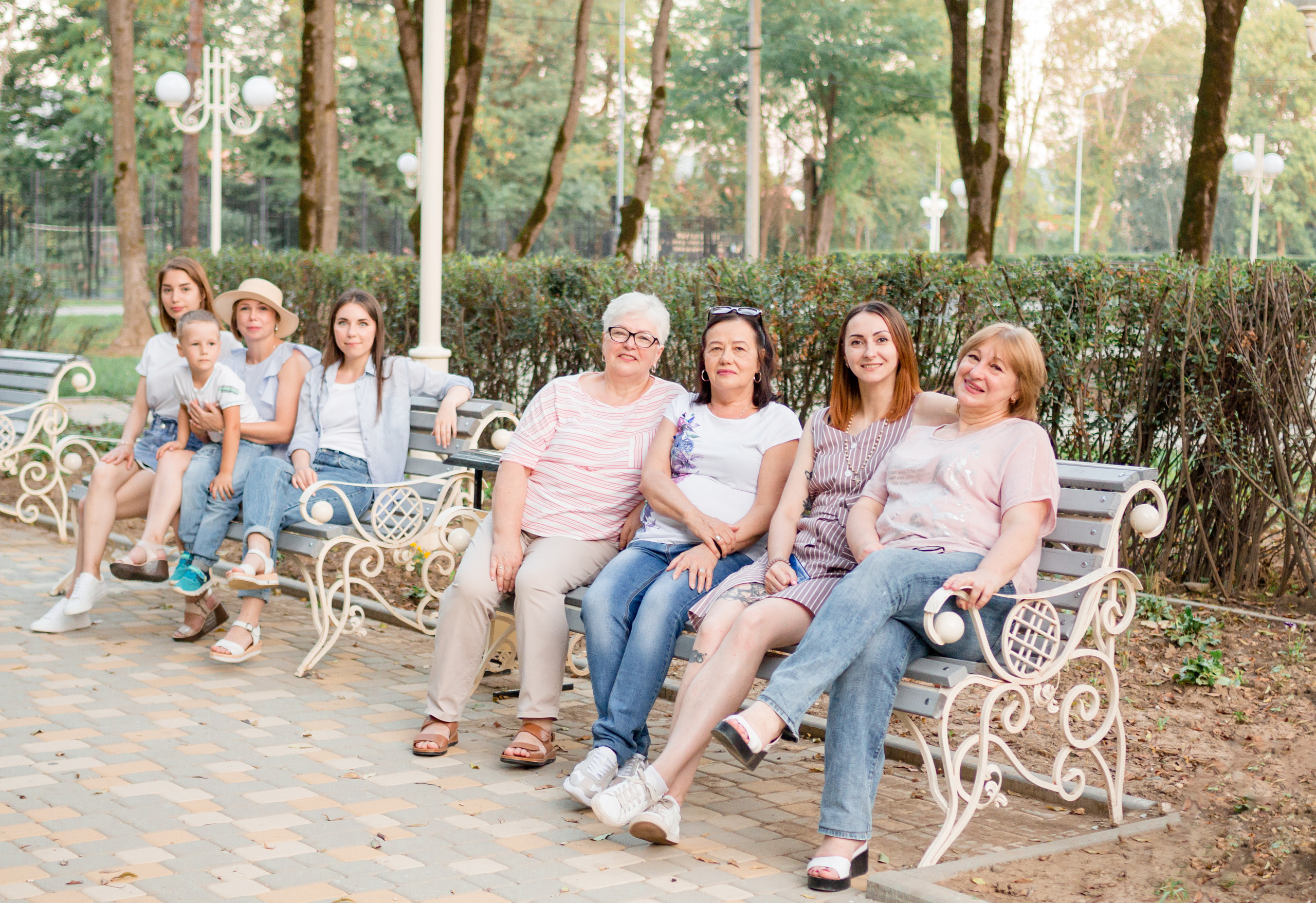 Фотосессия большой семьи. Фотограф беременных  Апшеронск Краснодарского края Светлана Обламская