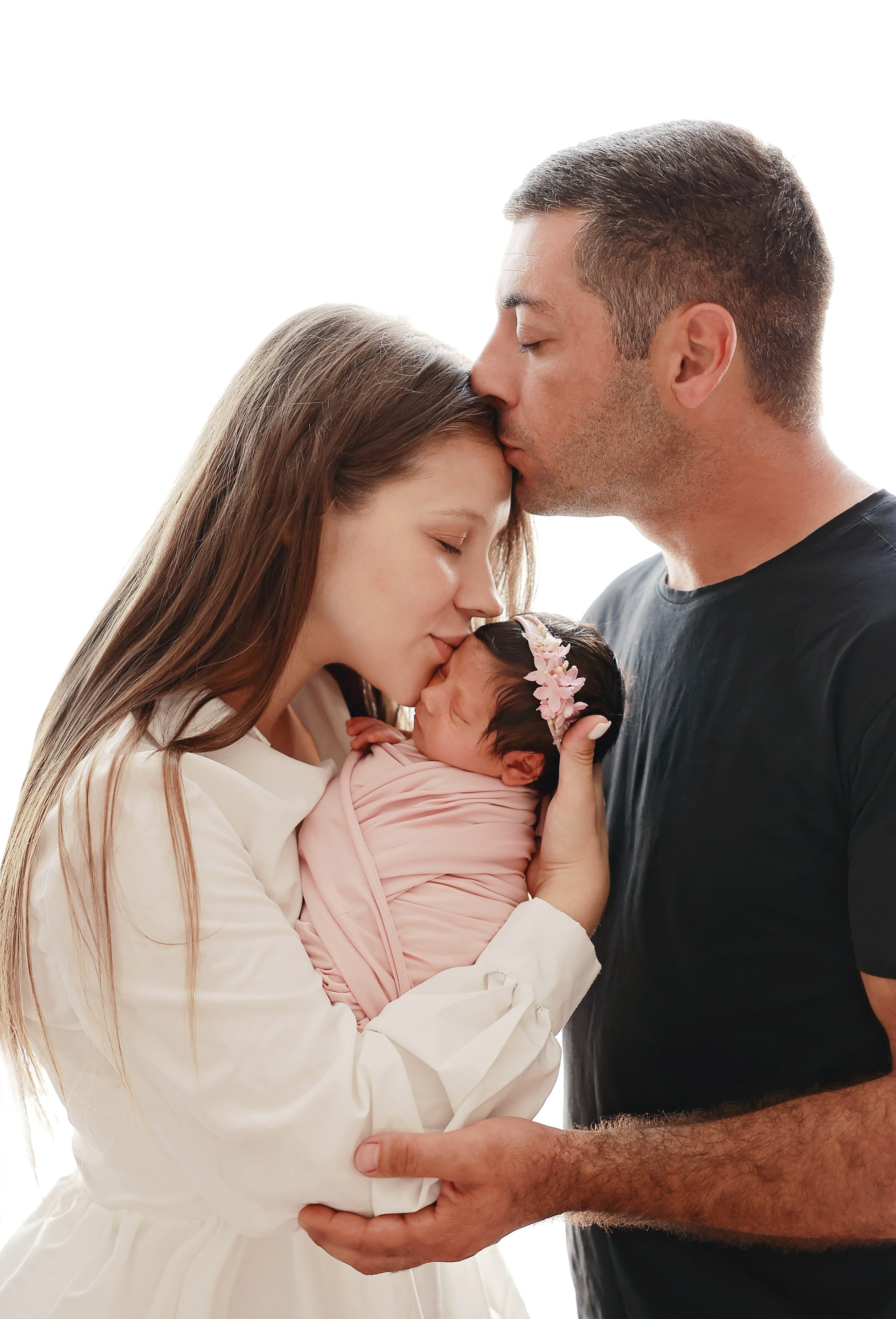 Анечка и ее семья. Фотограф новорожденных в Сочи