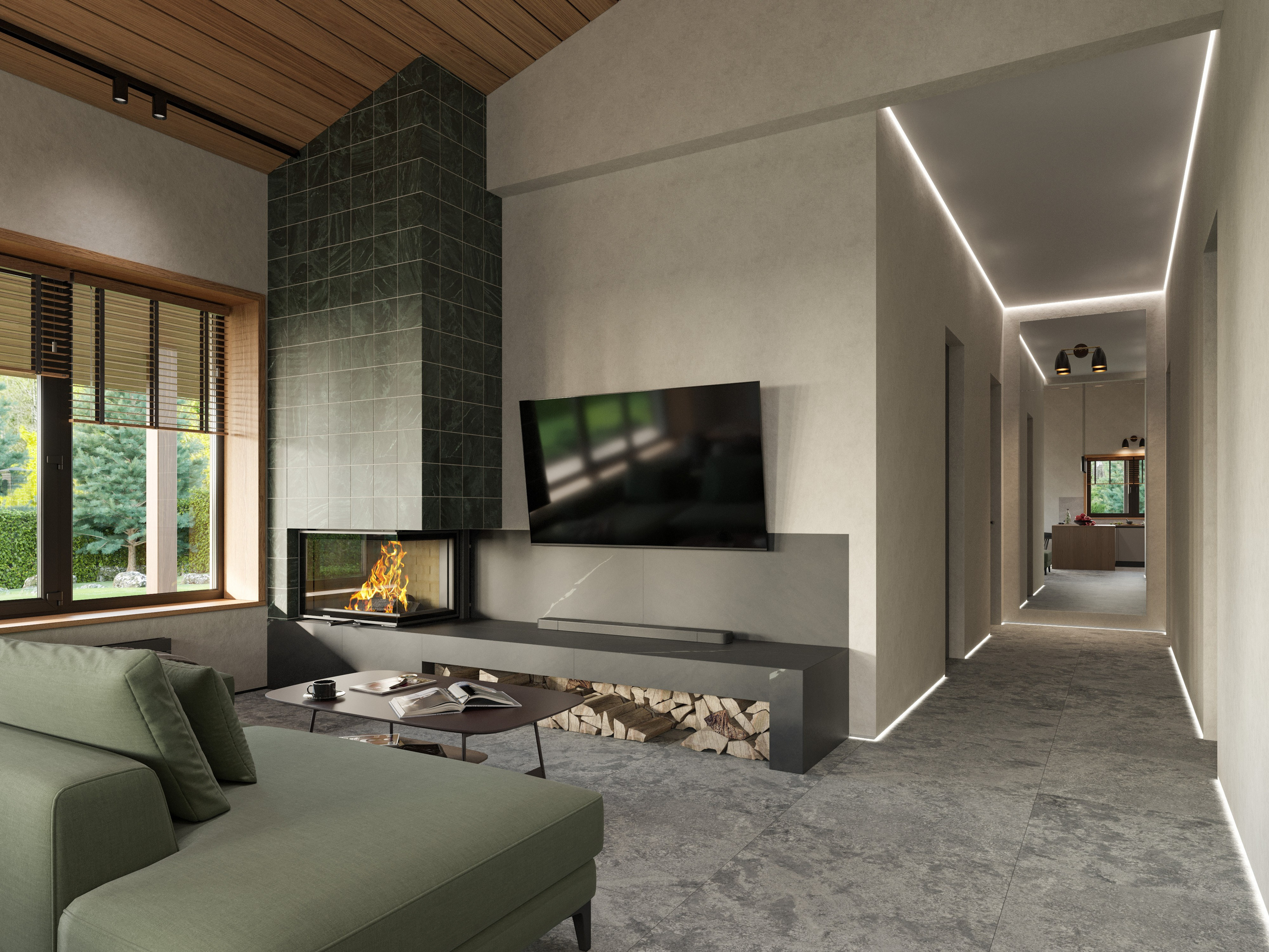 3D Визуализация Загородного Дома| Минимализм. Визуализатор интерьера в Москве | Брагин Кирилл