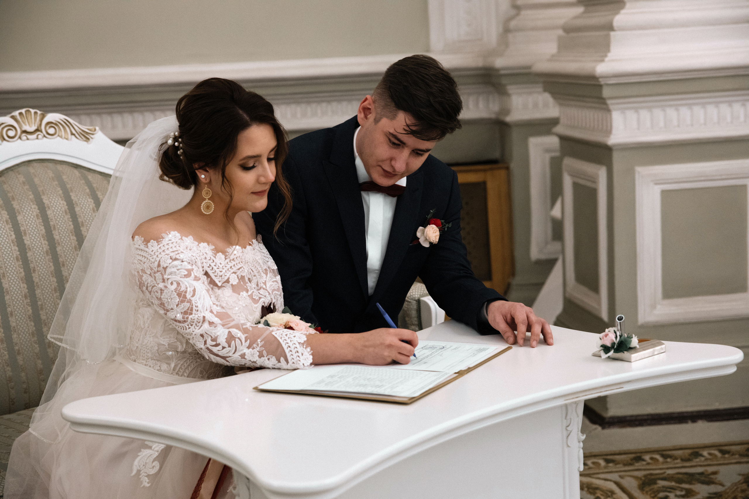 Свадьба во Дворце Бракосочетания номер 1 Санкт-Петербург. Свадебный и портретный фотограф в Сыктывкаре и в Москве Новосельцева Алена