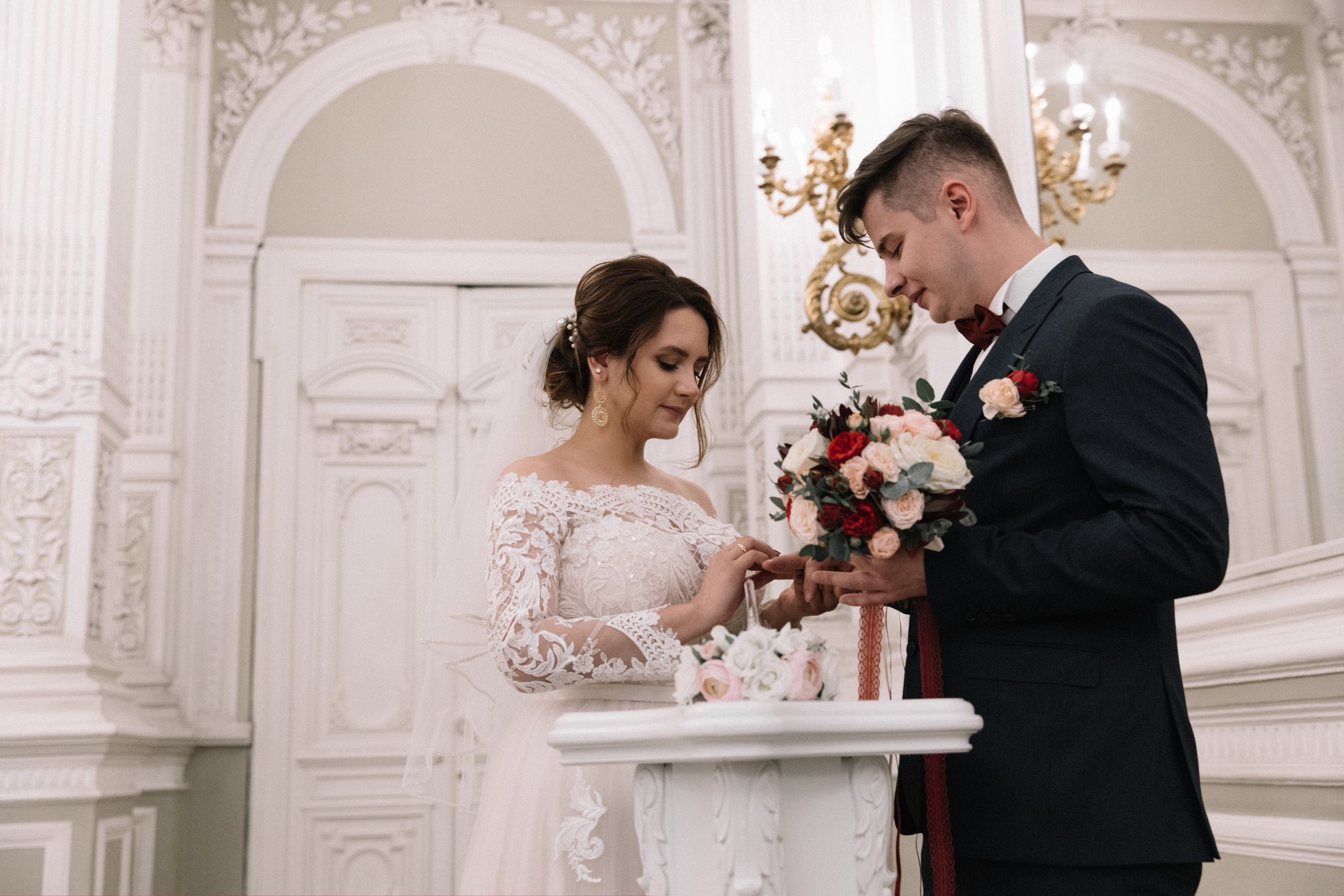 Свадьба во Дворце Бракосочетания номер 1 Санкт-Петербург. Свадебный и портретный фотограф в Сыктывкаре и в Москве Новосельцева Алена