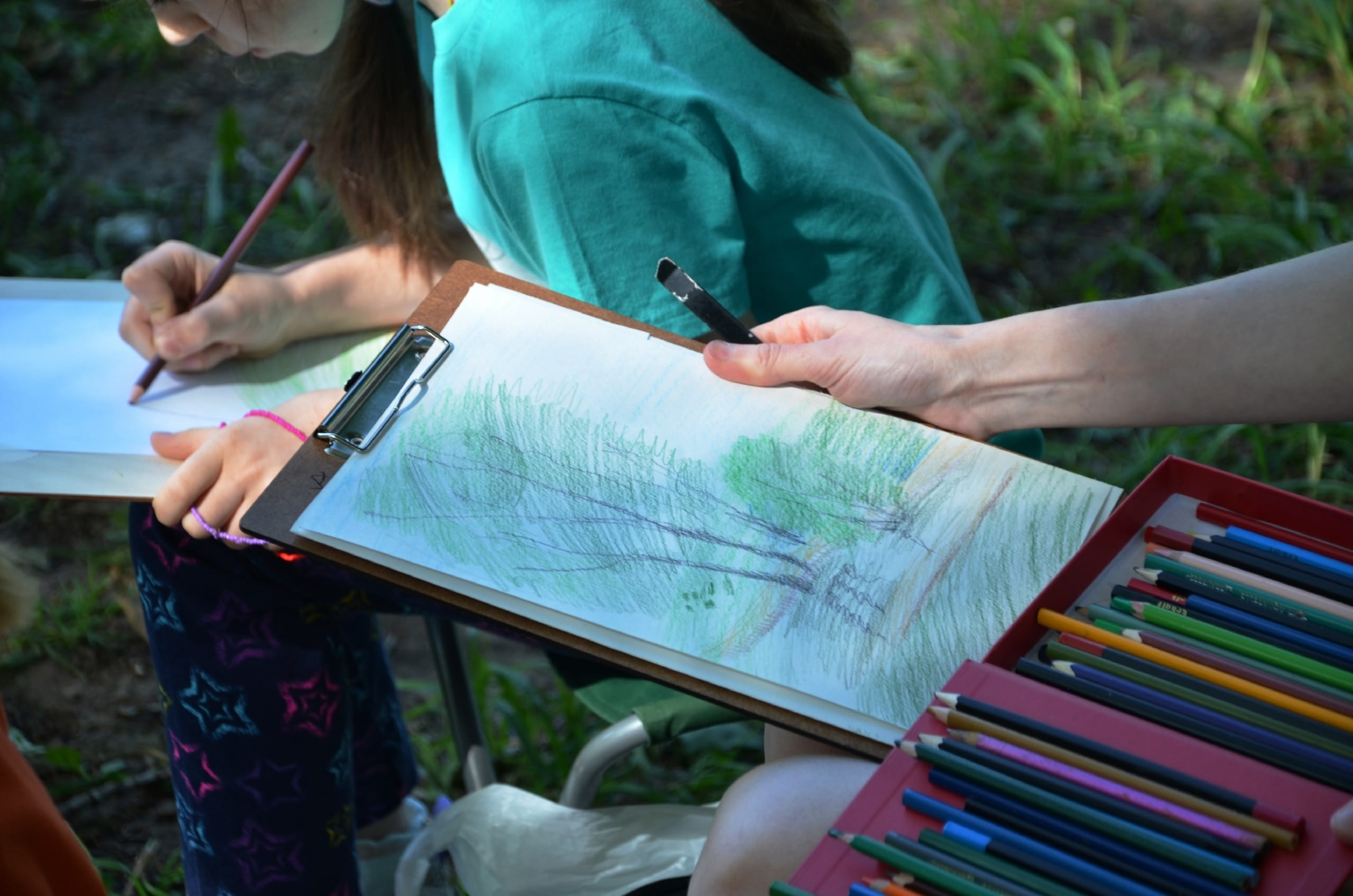 Творческие занятия на природе. Изостудия «Мы рисуем!» ♥ Южное Бутово, Москва