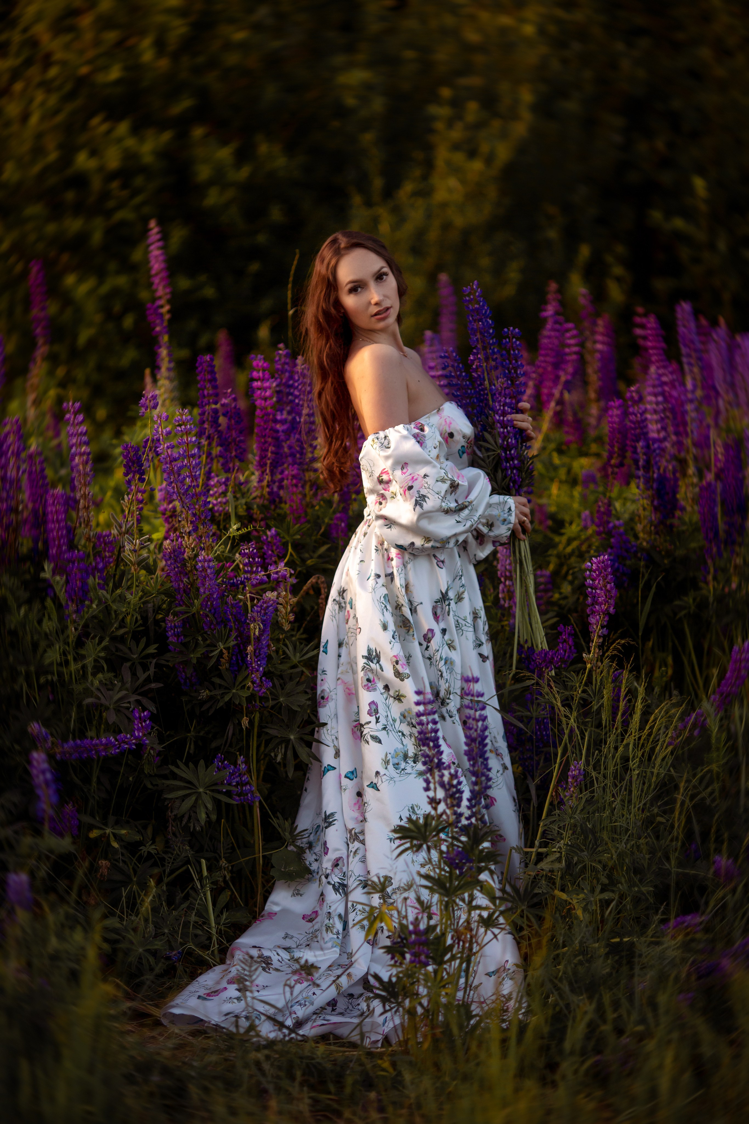 Люпиновая романтика. Детский и семейный фотограф в Санкт-Петербурге Алтухова Ольга