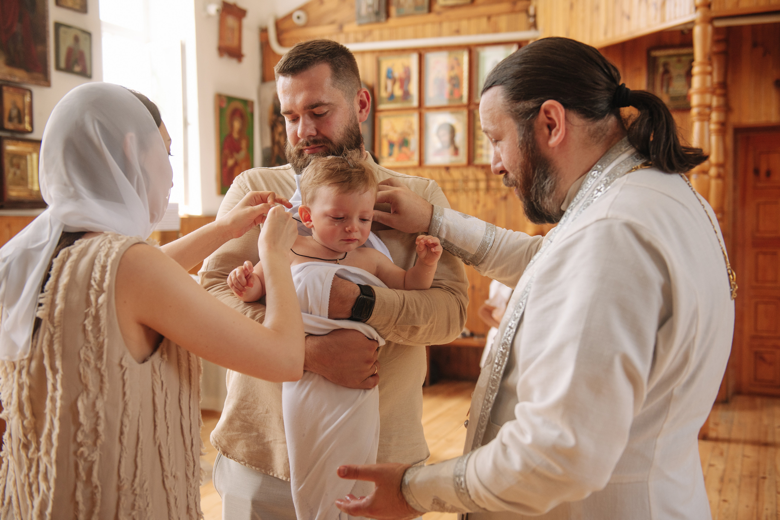 Крестины Арсения. Фотограф в Волгограде Виктория Долгова