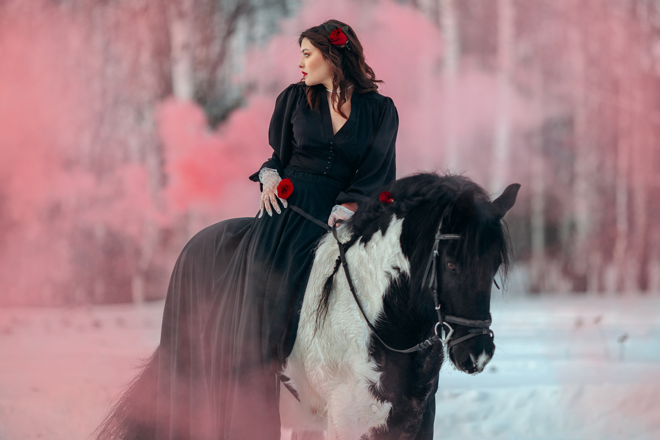 Катя и Шери. Анна Молчанова конный фотограф в Тюмени | фотосессии с лошадьми Тюмень